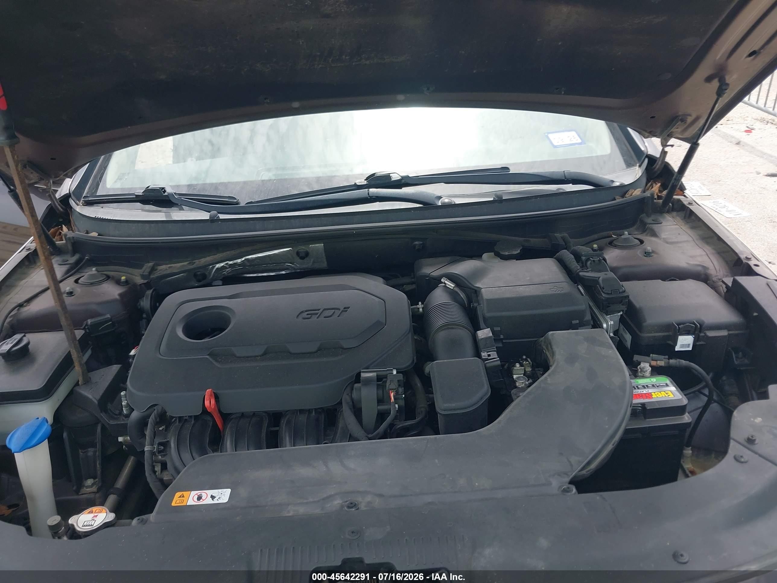 2015 Hyundai Sonata Se Gray vin: 5NPE24AFXFH234667