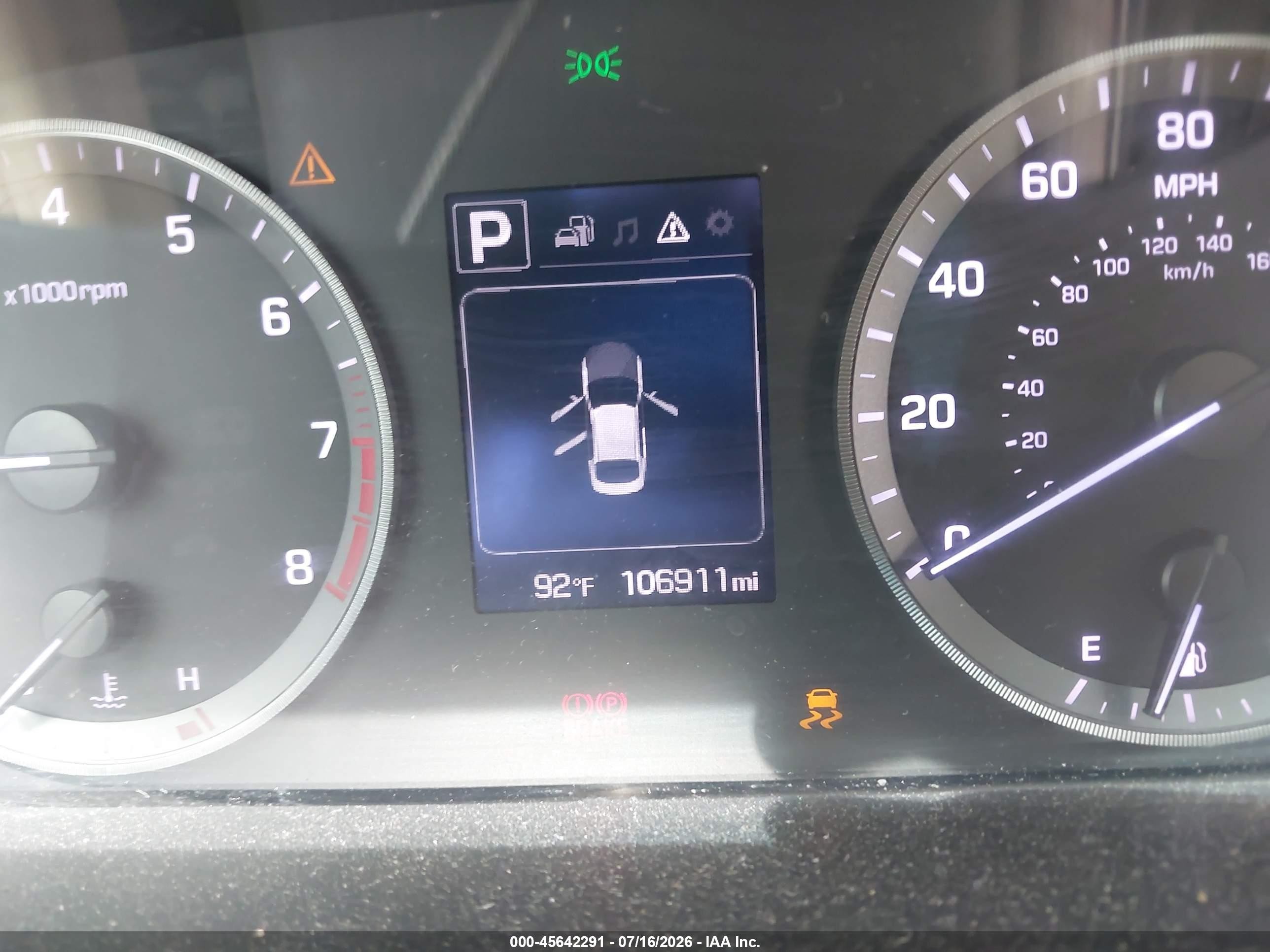 2015 Hyundai Sonata Se Gray vin: 5NPE24AFXFH234667