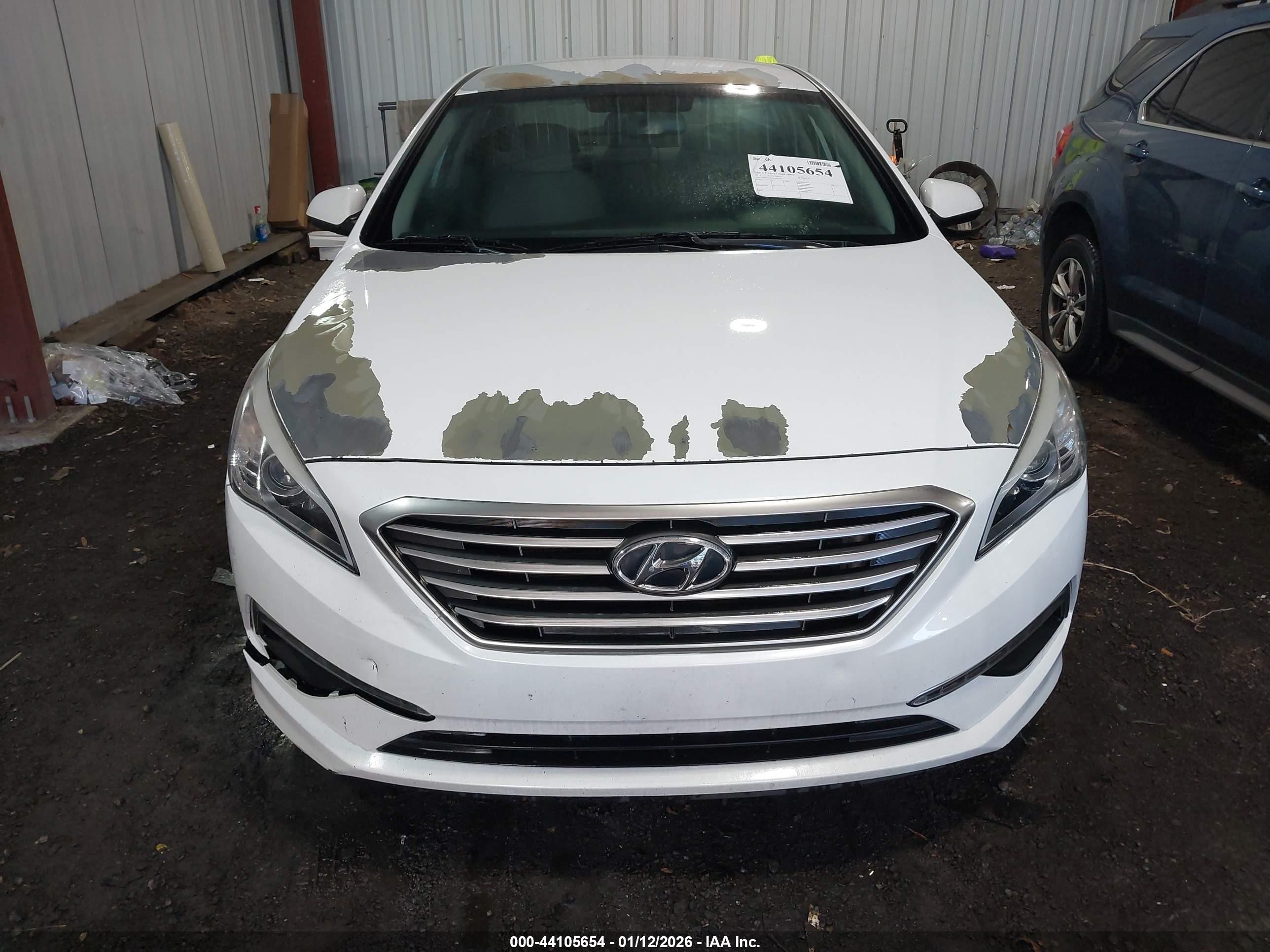 2015 Hyundai Sonata Se White vin: 5NPE24AFXFH241263