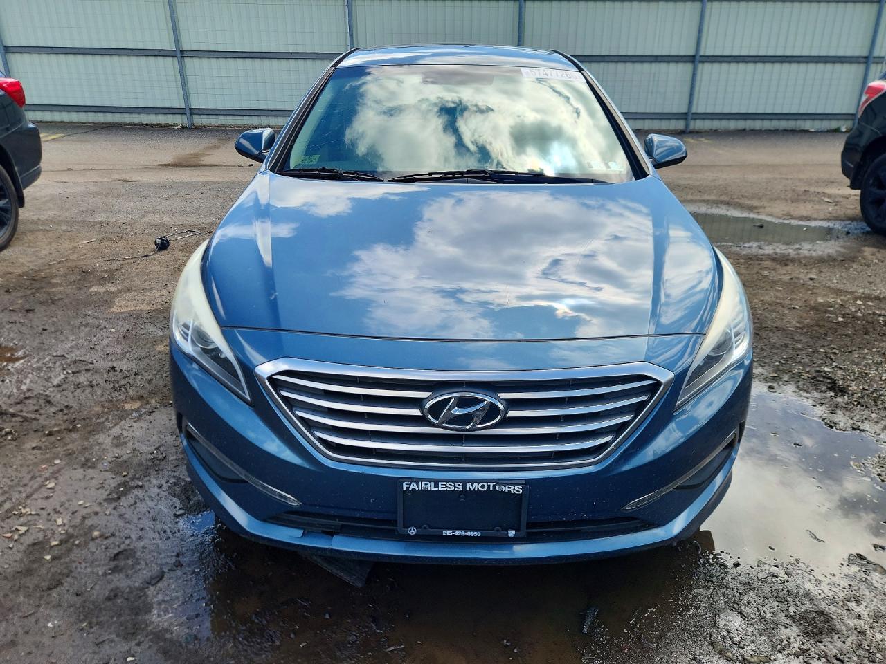 2015 Hyundai Sonata Se Blue vin: 5NPE24AFXFH243028