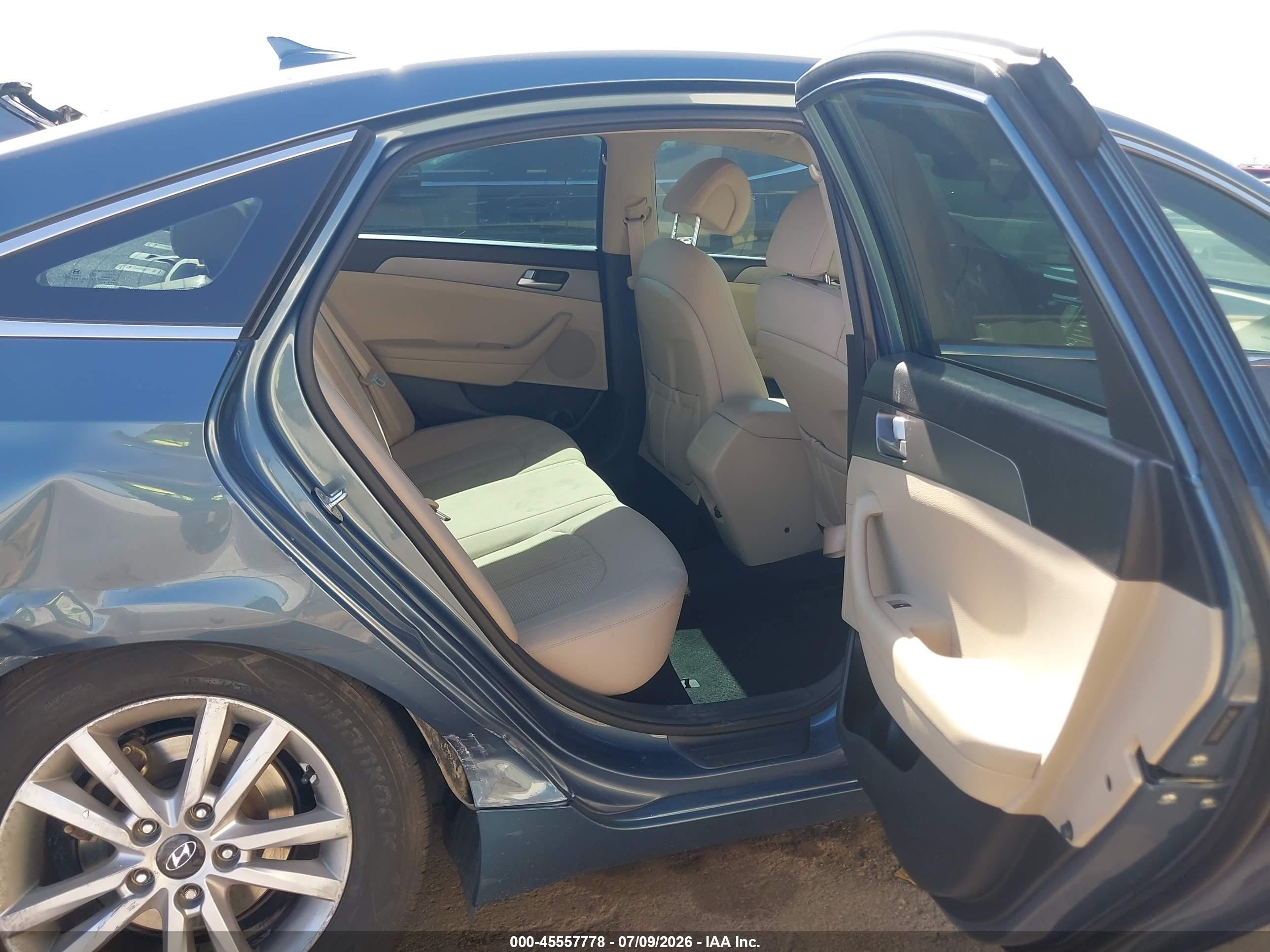 2015 Hyundai Sonata Se Blue vin: 5NPE24AFXFH249542