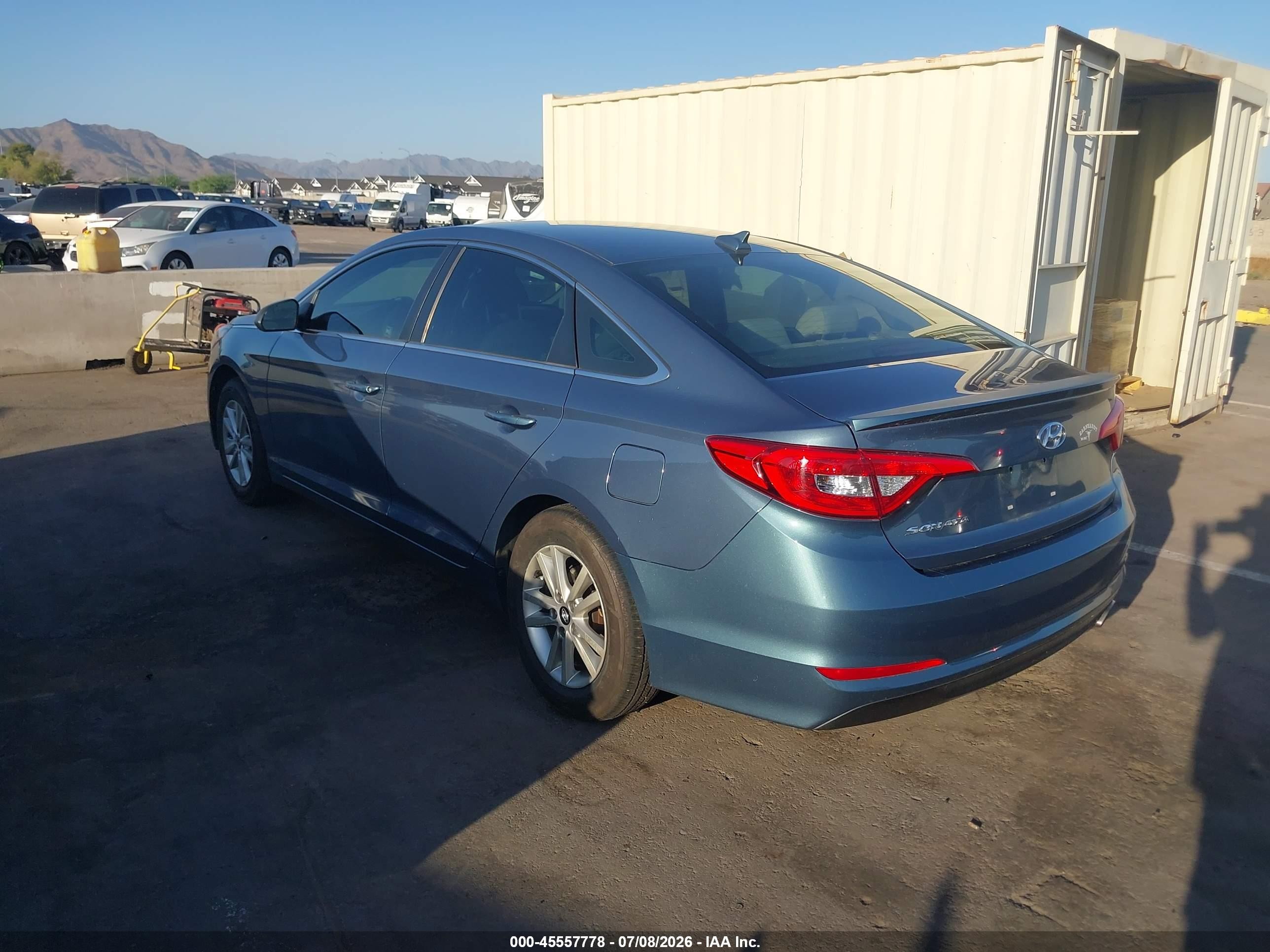 2015 Hyundai Sonata Se Blue vin: 5NPE24AFXFH249542