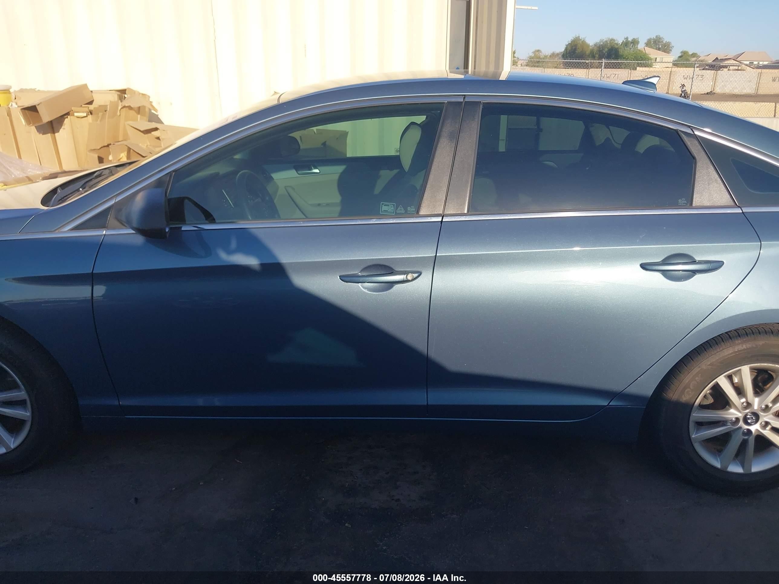 2015 Hyundai Sonata Se Blue vin: 5NPE24AFXFH249542