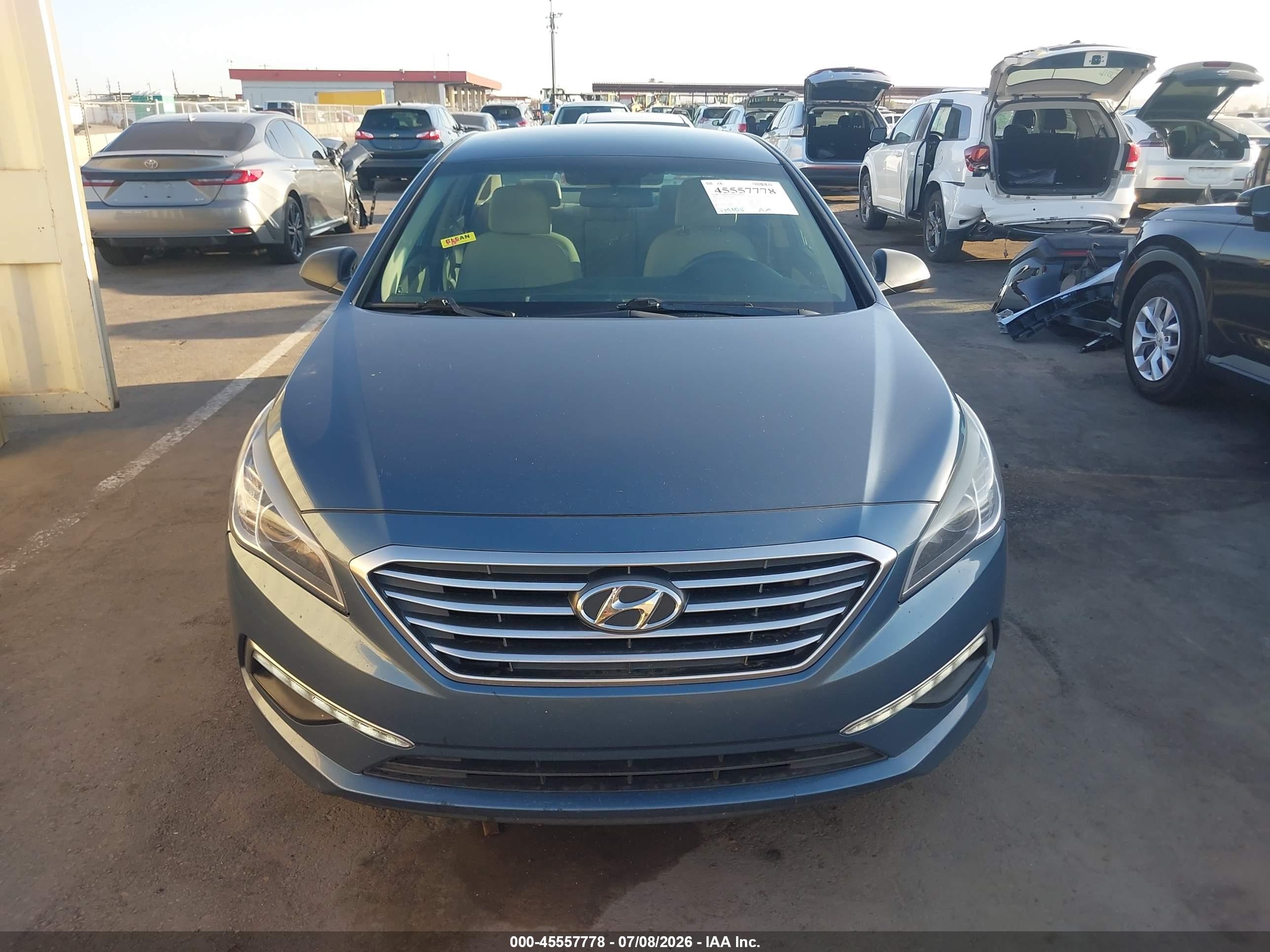 2015 Hyundai Sonata Se Blue vin: 5NPE24AFXFH249542