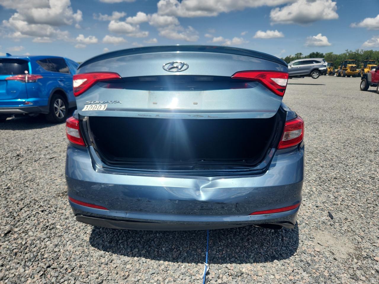2015 Hyundai Sonata Se Blue vin: 5NPE24AFXFH260086