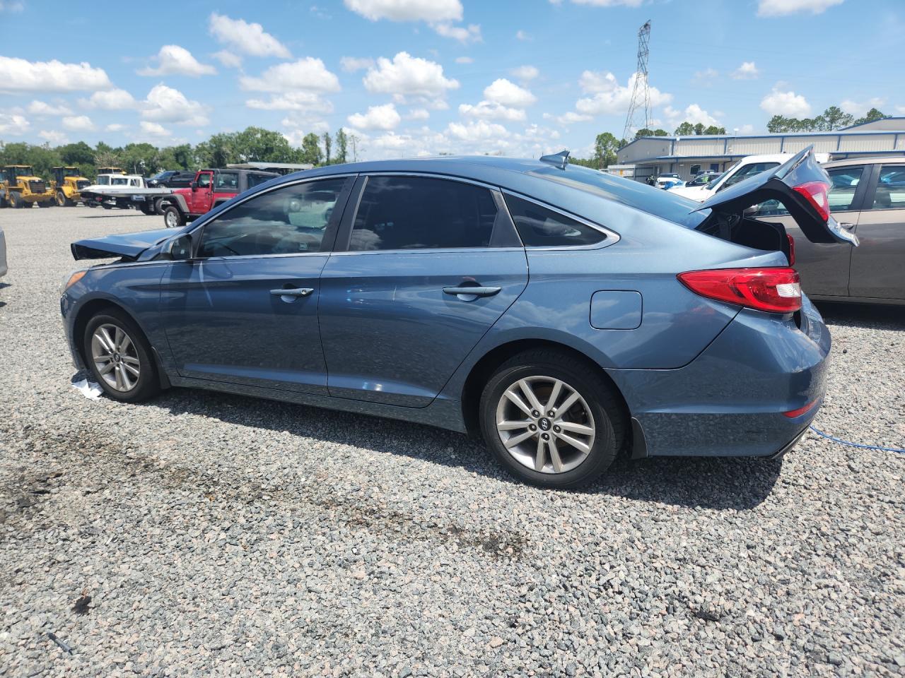2015 Hyundai Sonata Se Blue vin: 5NPE24AFXFH260086