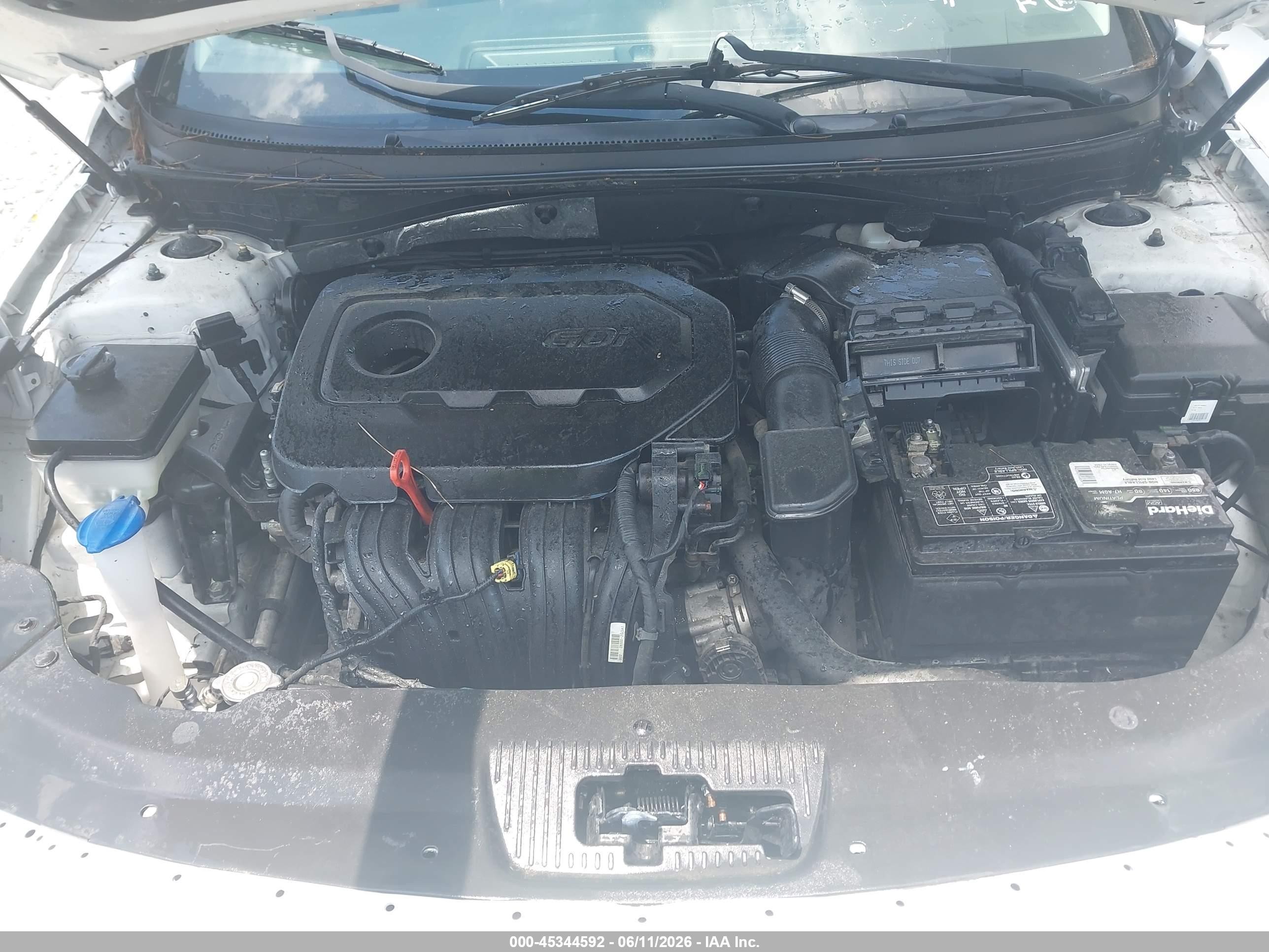 2016 Hyundai Sonata Se White vin: 5NPE24AFXGH327870