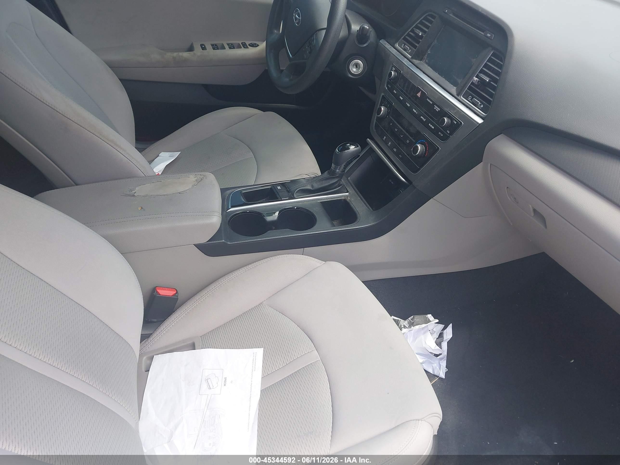 2016 Hyundai Sonata Se White vin: 5NPE24AFXGH327870