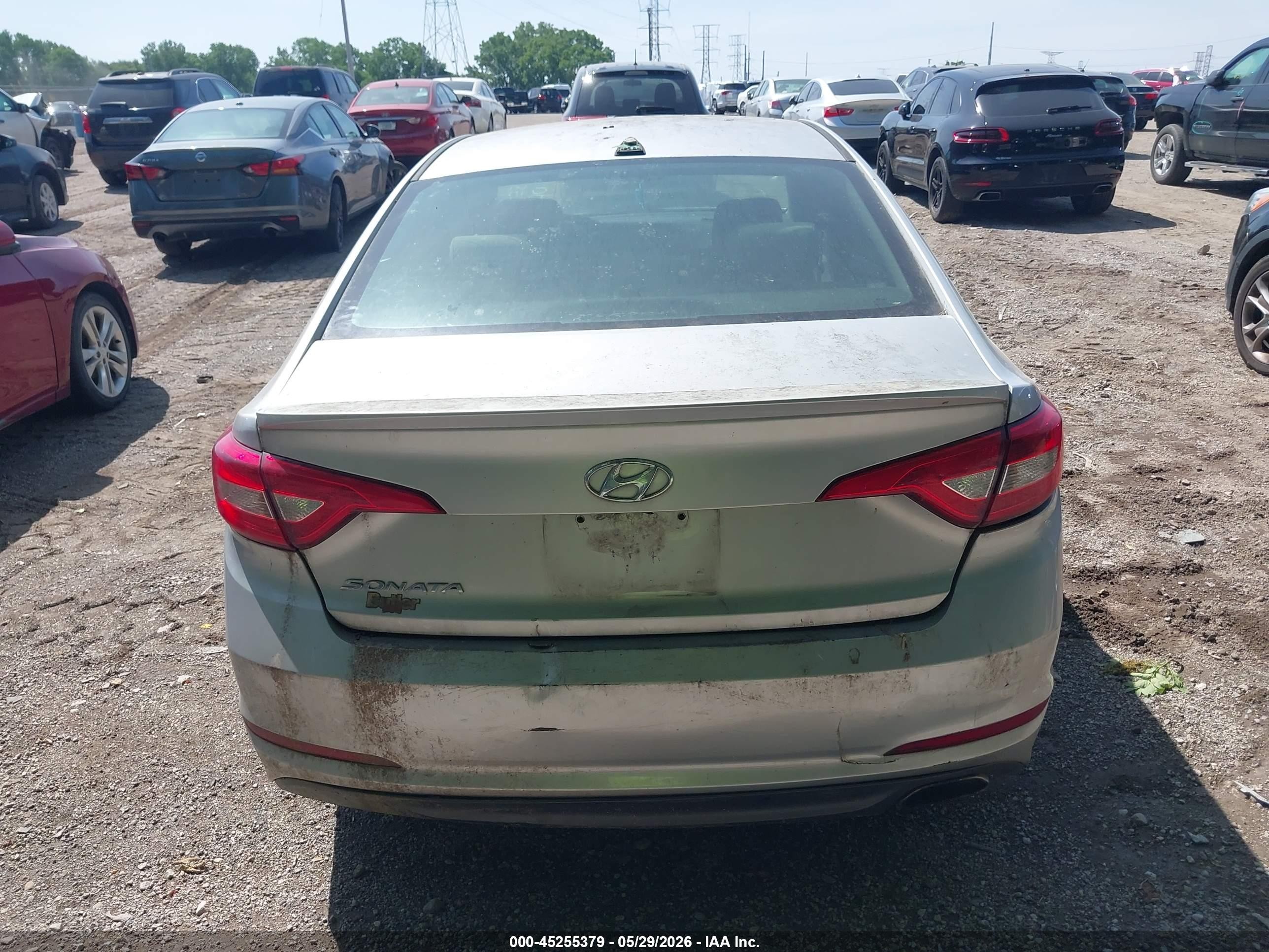 2016 Hyundai Sonata Se Серебряный vin: 5NPE24AFXGH331725