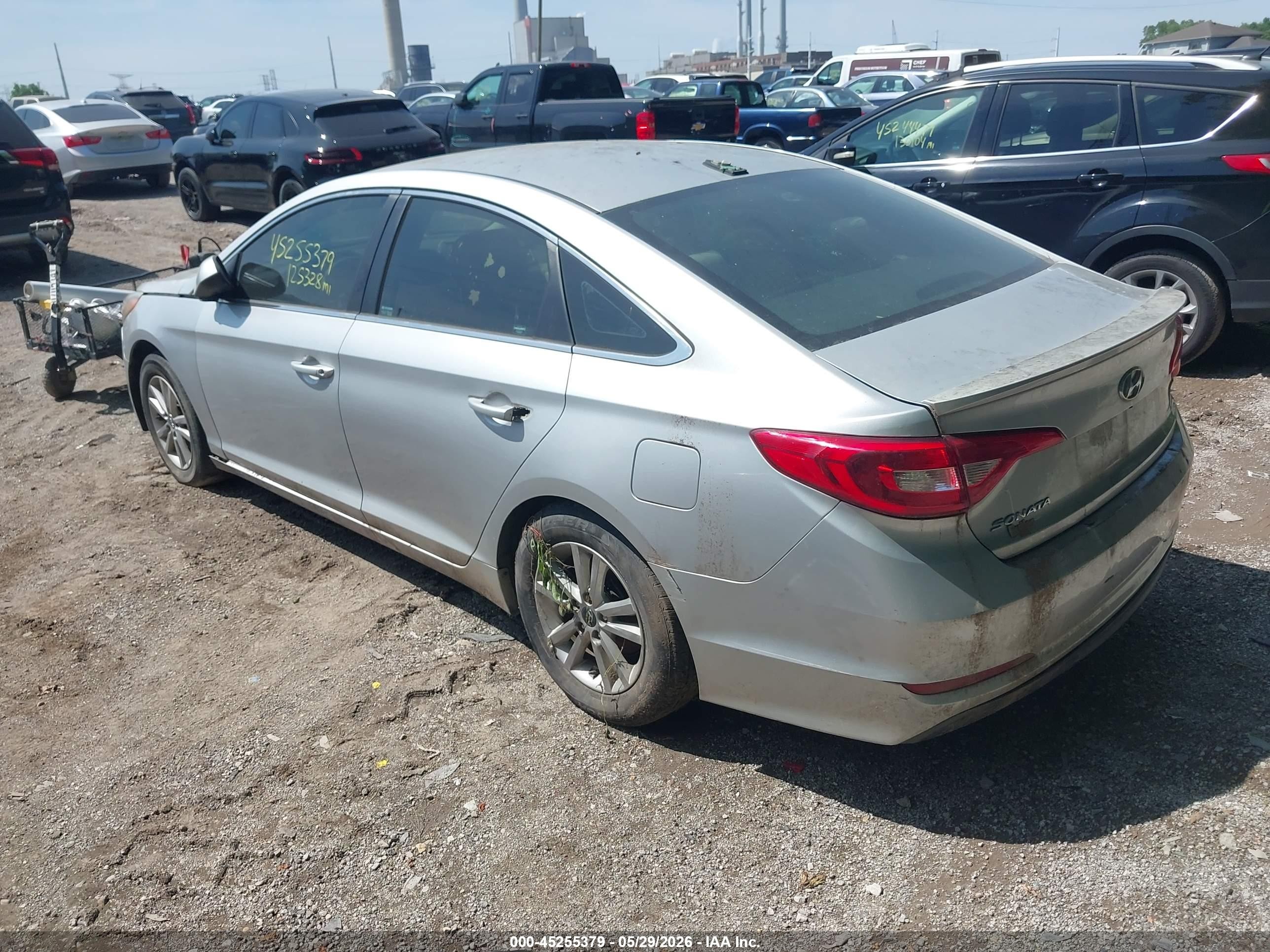 2016 Hyundai Sonata Se Серебряный vin: 5NPE24AFXGH331725