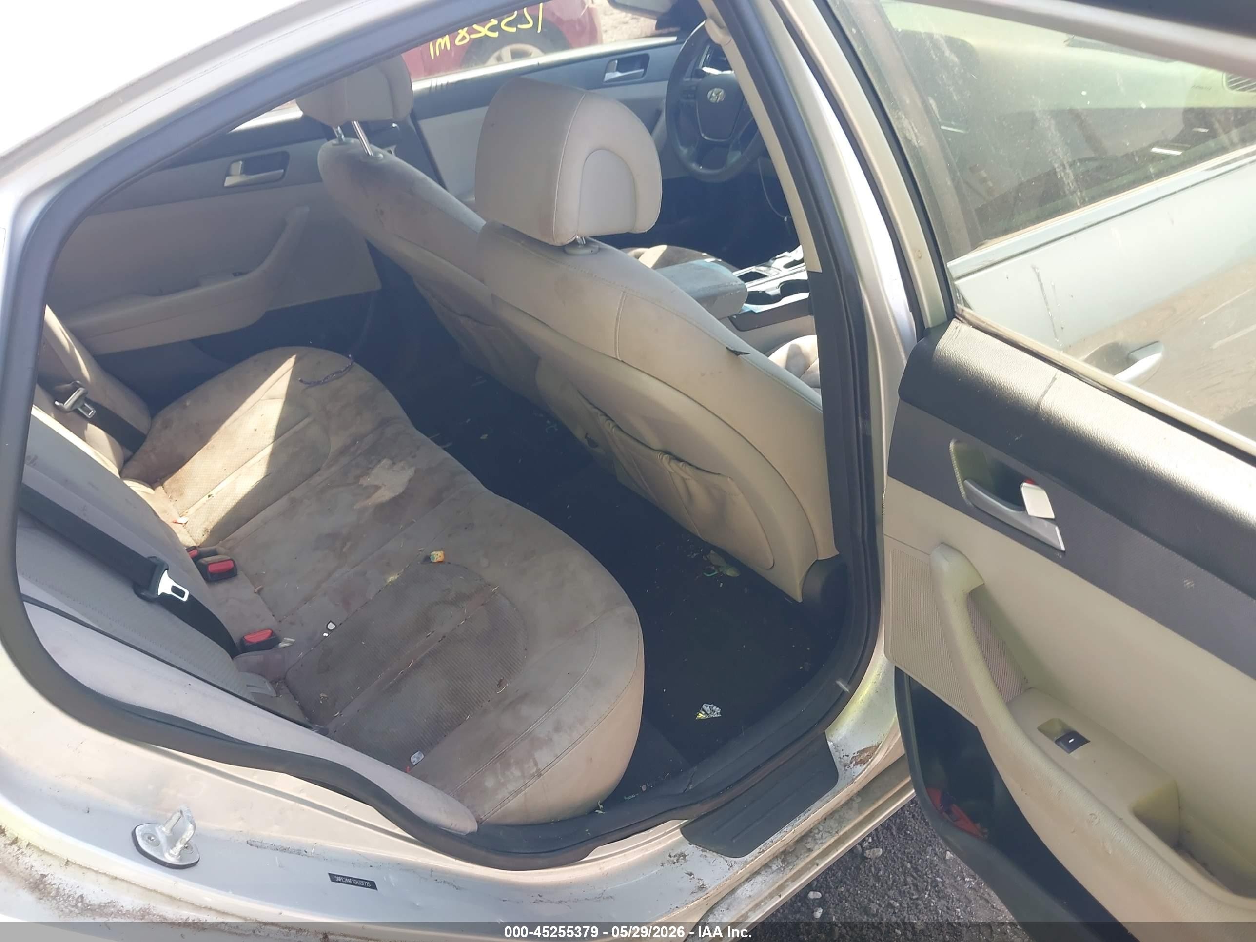 2016 Hyundai Sonata Se Серебряный vin: 5NPE24AFXGH331725