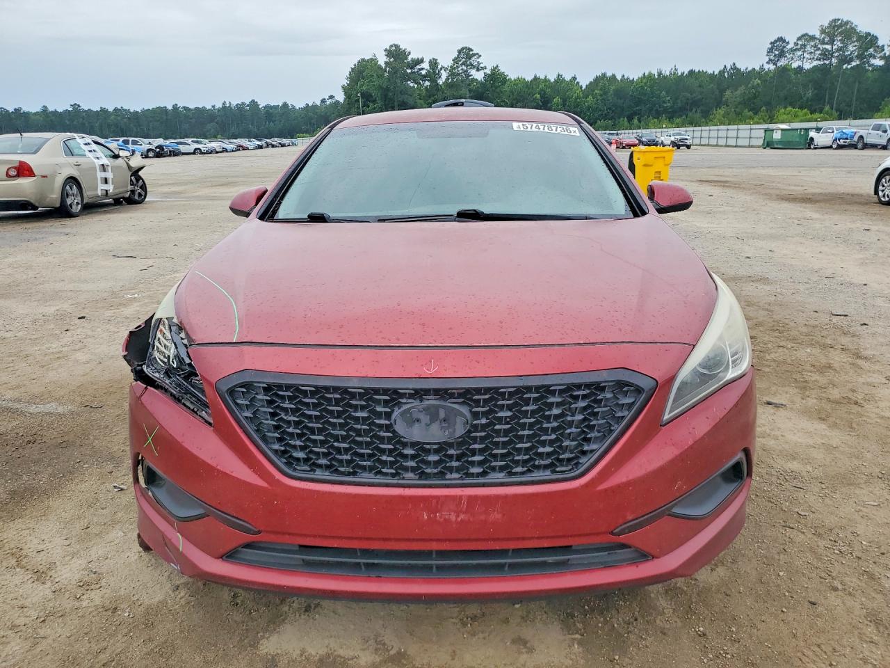 2016 Hyundai Sonata Se Burgundy vin: 5NPE24AFXGH358035