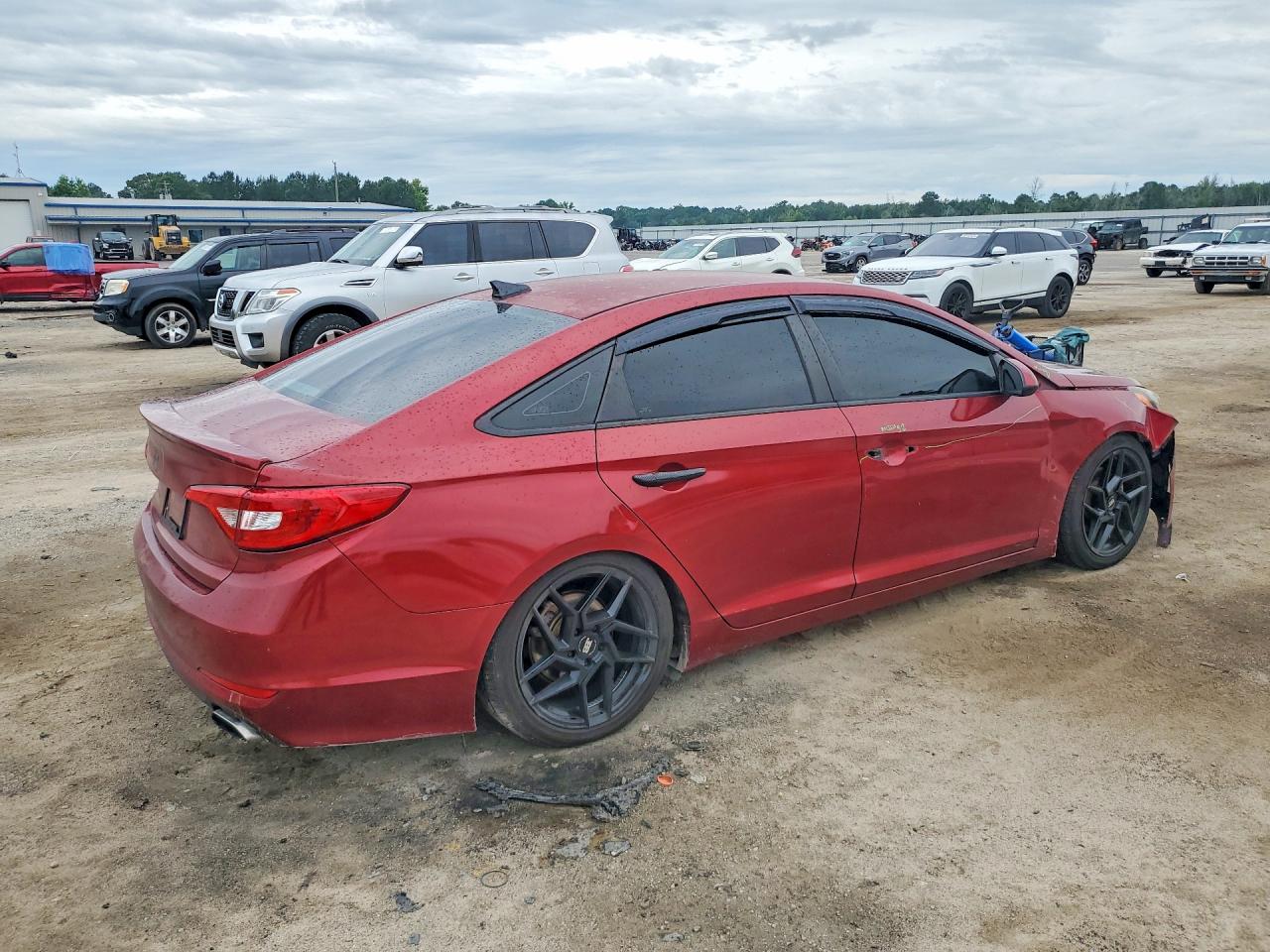 2016 Hyundai Sonata Se Burgundy vin: 5NPE24AFXGH358035