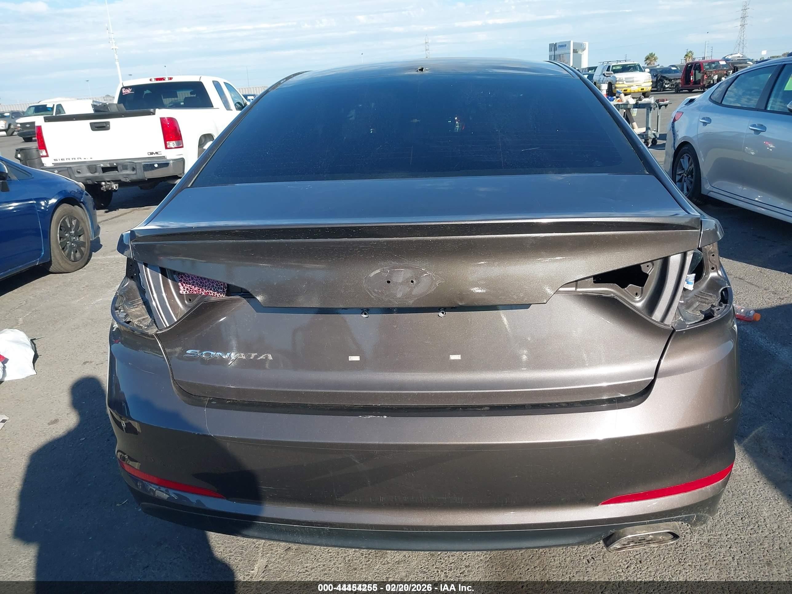 2016 Hyundai Sonata Se Brown vin: 5NPE24AFXGH435311