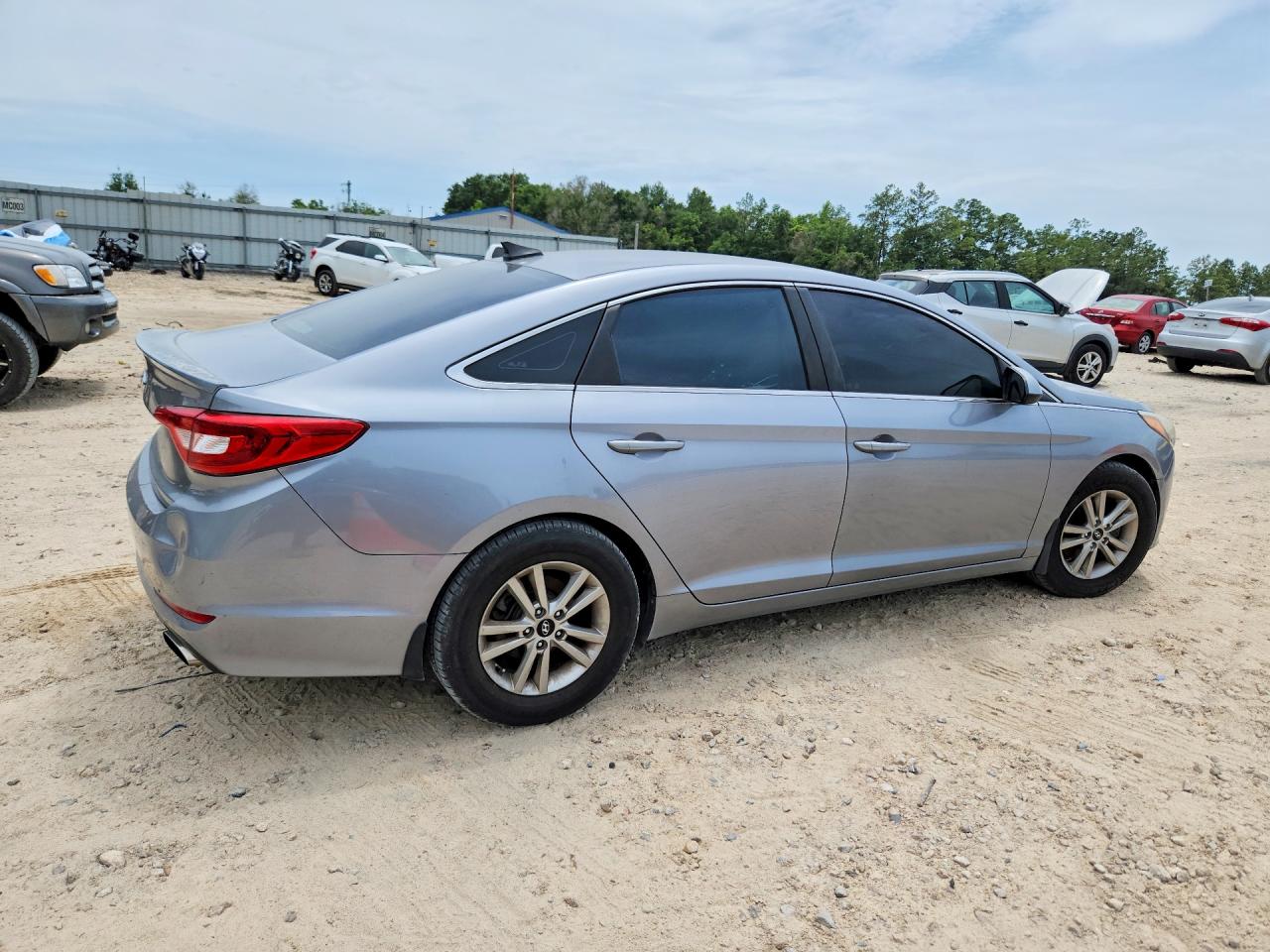 2017 Hyundai Sonata Se Gray vin: 5NPE24AFXHH497020