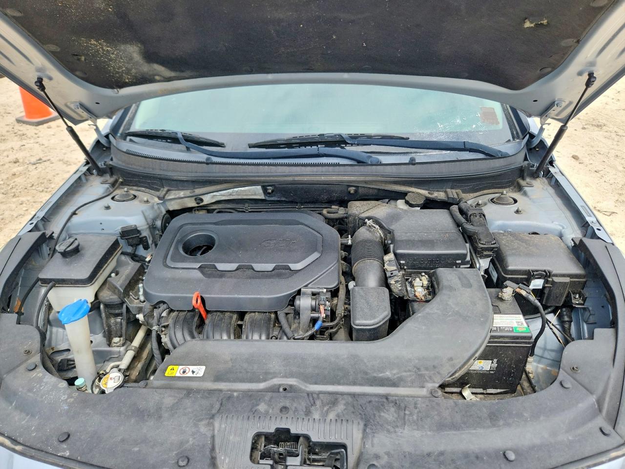 2017 Hyundai Sonata Se Gray vin: 5NPE24AFXHH497020