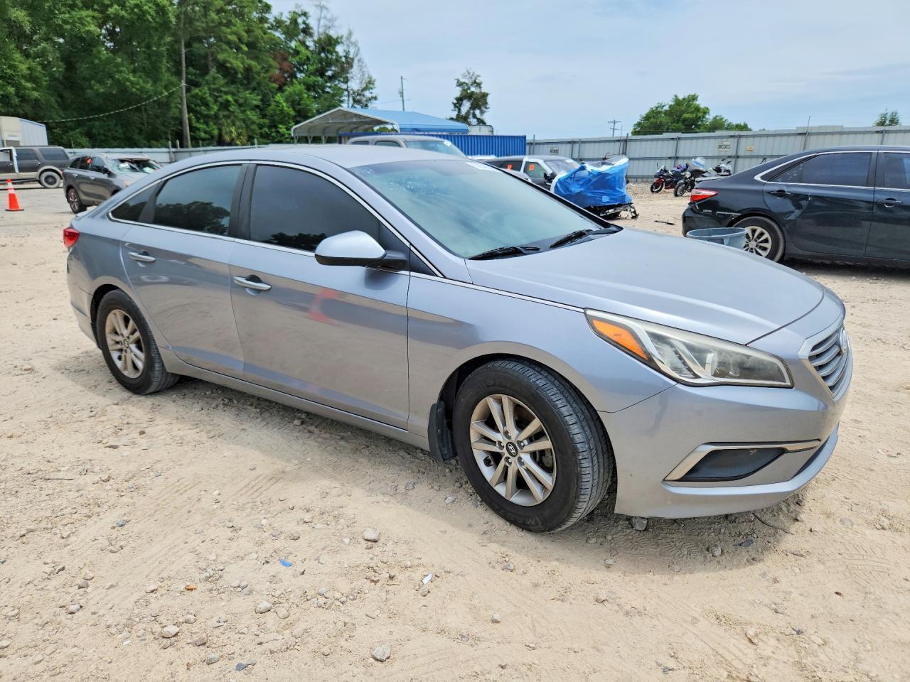 2017 Hyundai Sonata Se Gray vin: 5NPE24AFXHH497020