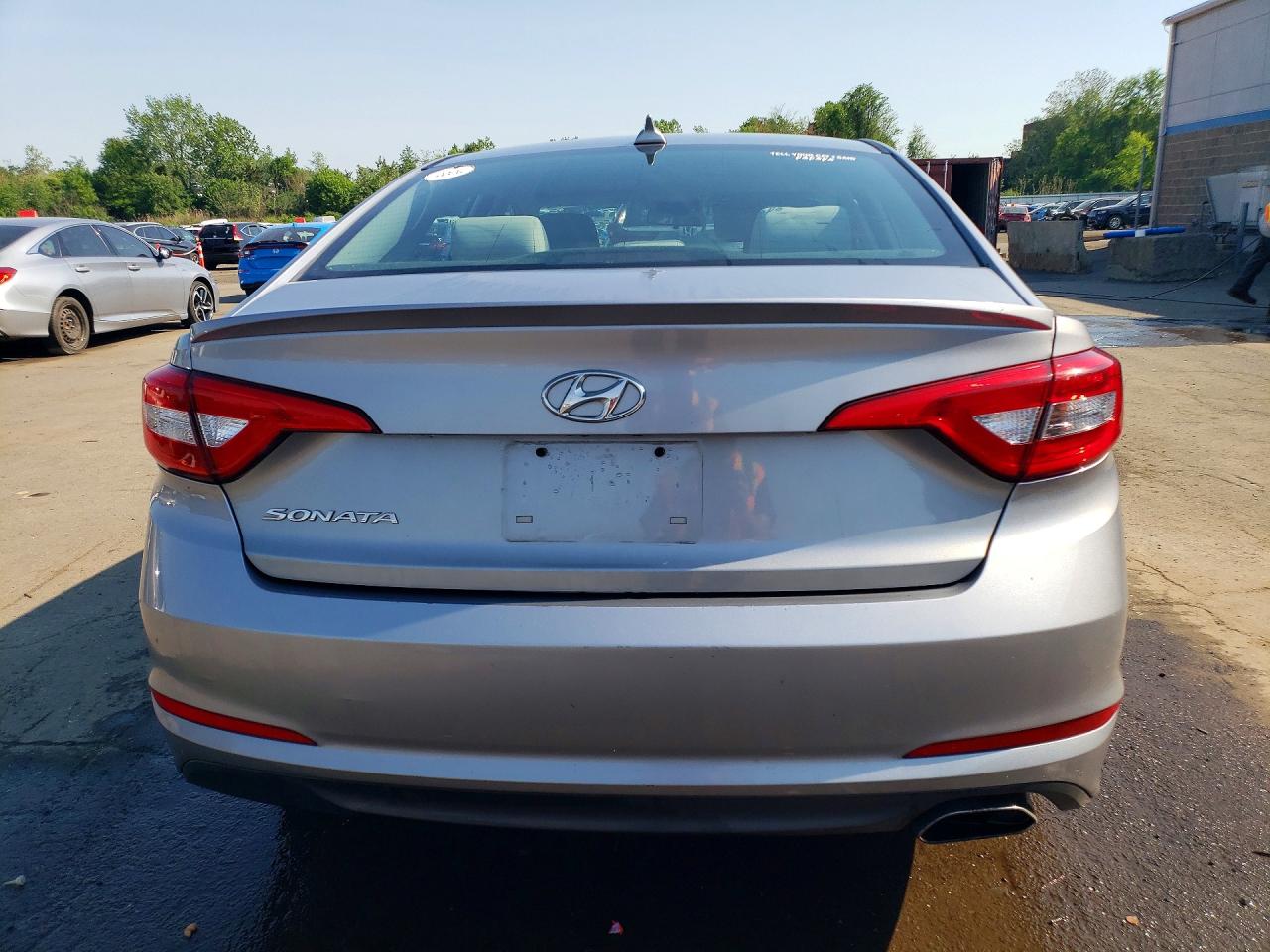 2017 Hyundai Sonata Se Серебряный vin: 5NPE24AFXHH514219