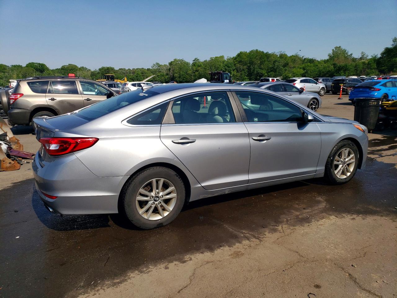 2017 Hyundai Sonata Se Серебряный vin: 5NPE24AFXHH514219
