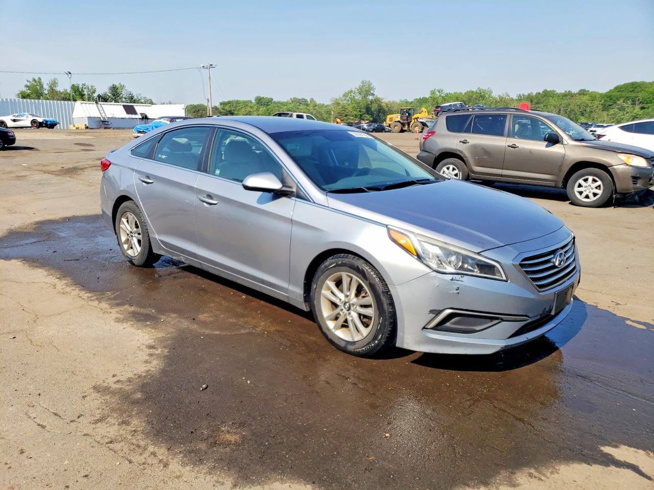 2017 Hyundai Sonata Se Серебряный vin: 5NPE24AFXHH514219