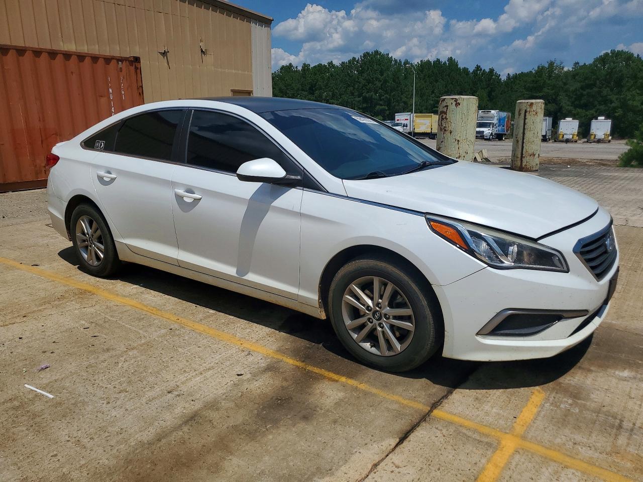 2017 Hyundai Sonata Se White vin: 5NPE24AFXHH530002