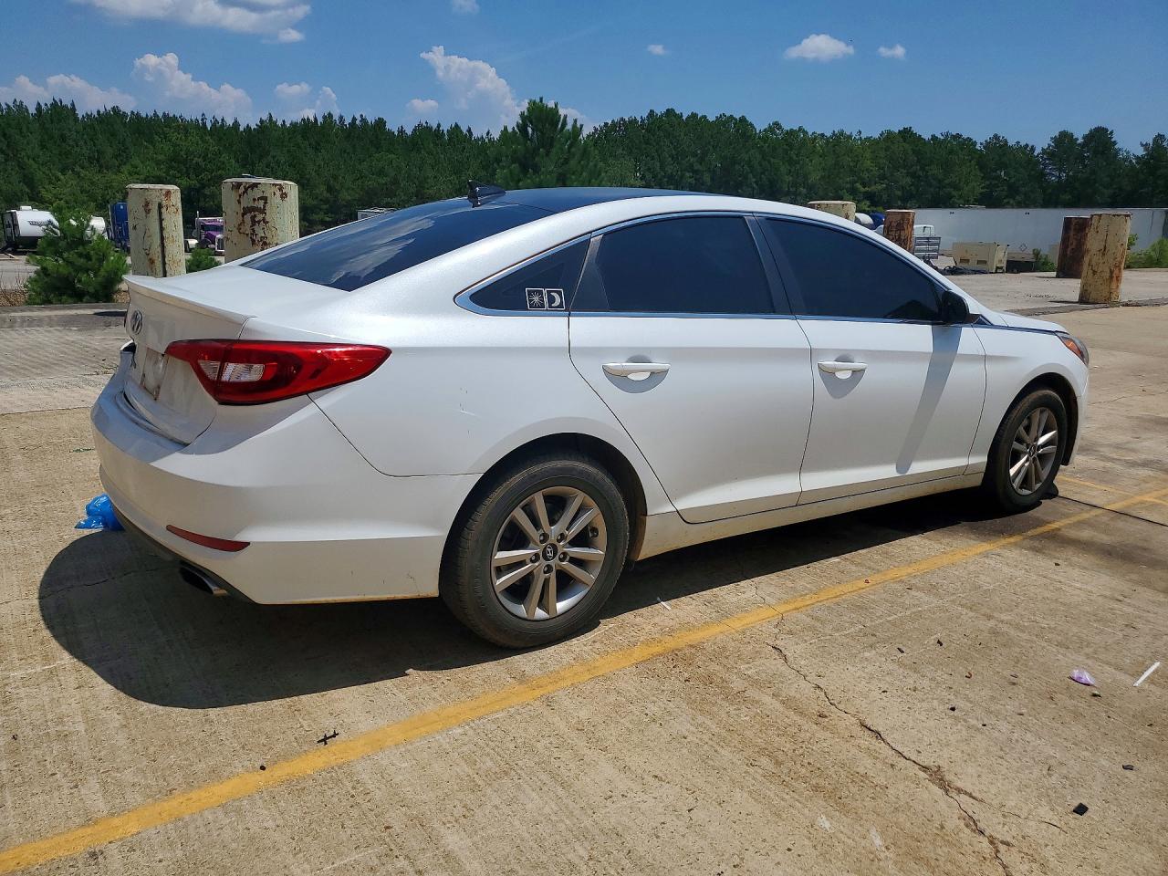 2017 Hyundai Sonata Se White vin: 5NPE24AFXHH530002