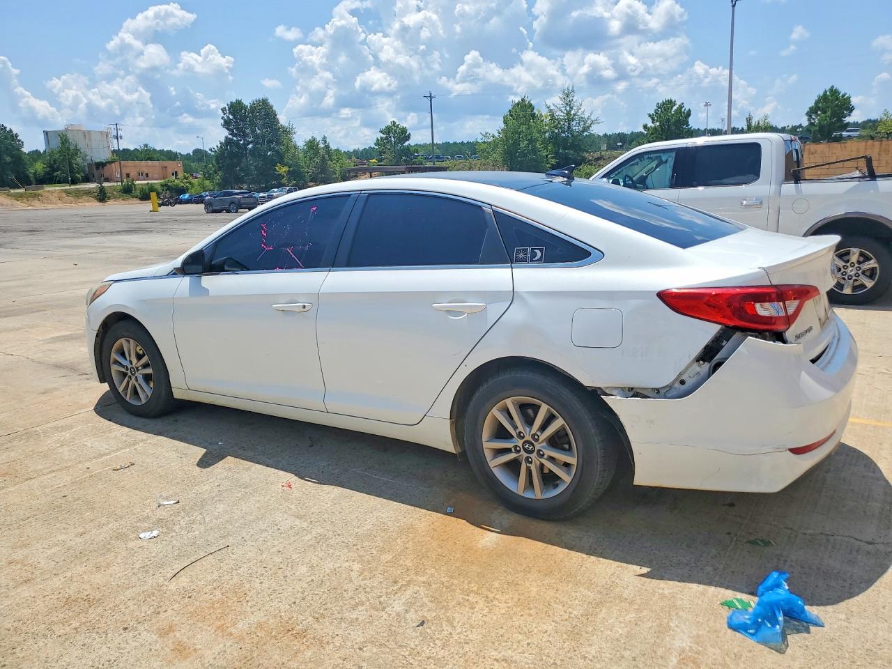 2017 Hyundai Sonata Se White vin: 5NPE24AFXHH530002