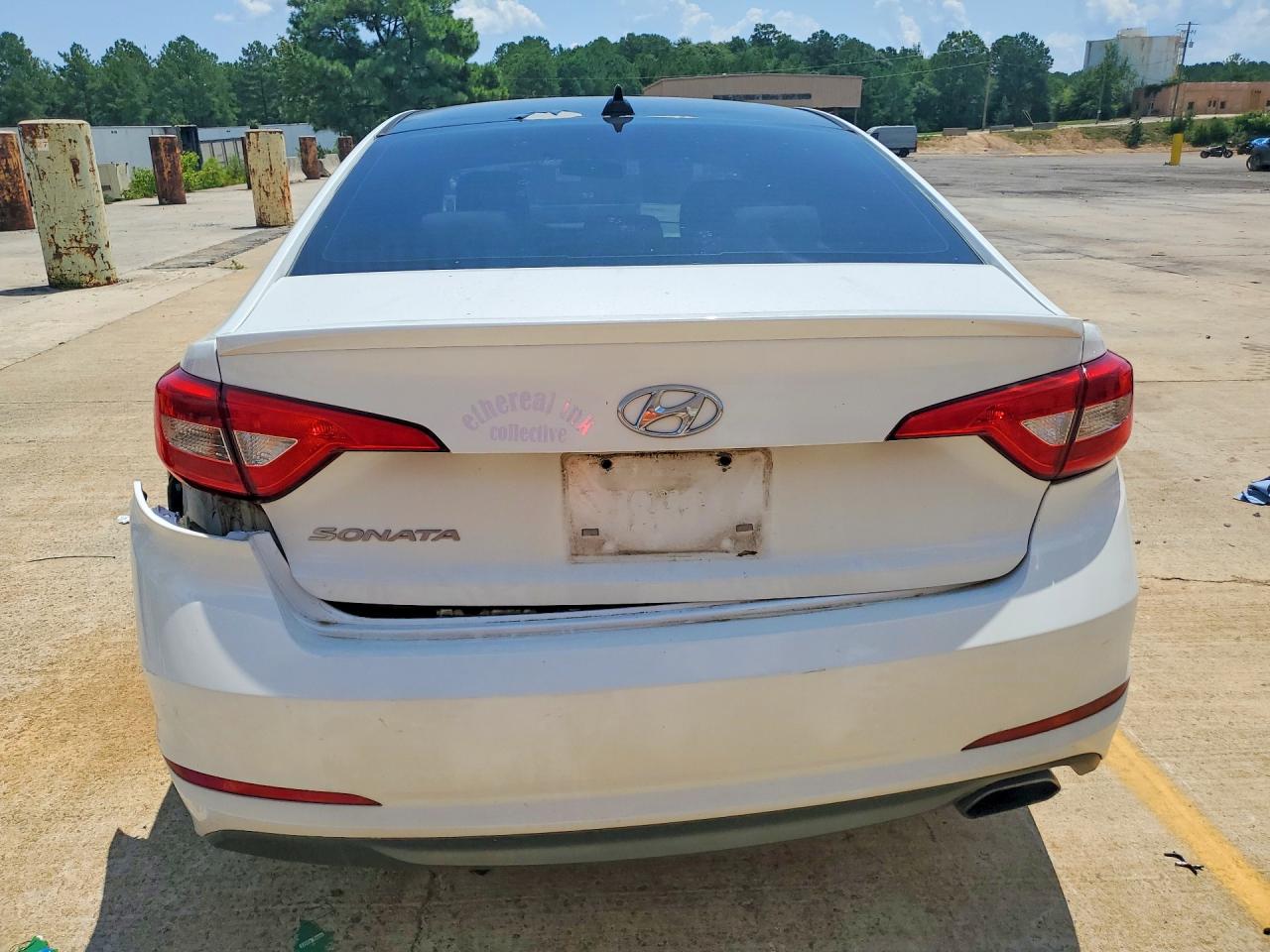 2017 Hyundai Sonata Se White vin: 5NPE24AFXHH530002