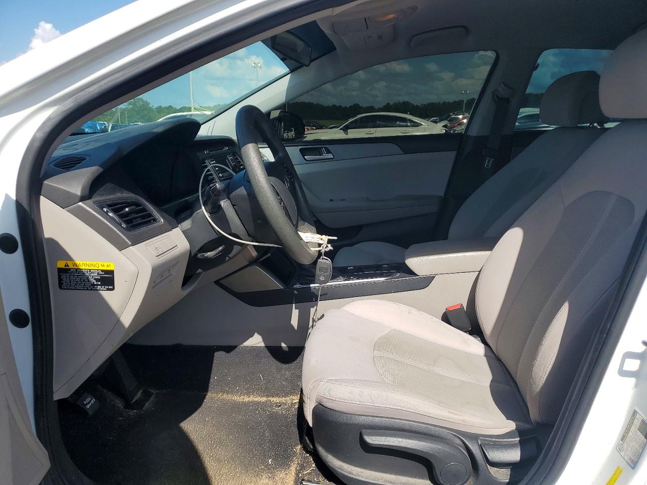 2017 Hyundai Sonata Se White vin: 5NPE24AFXHH530002