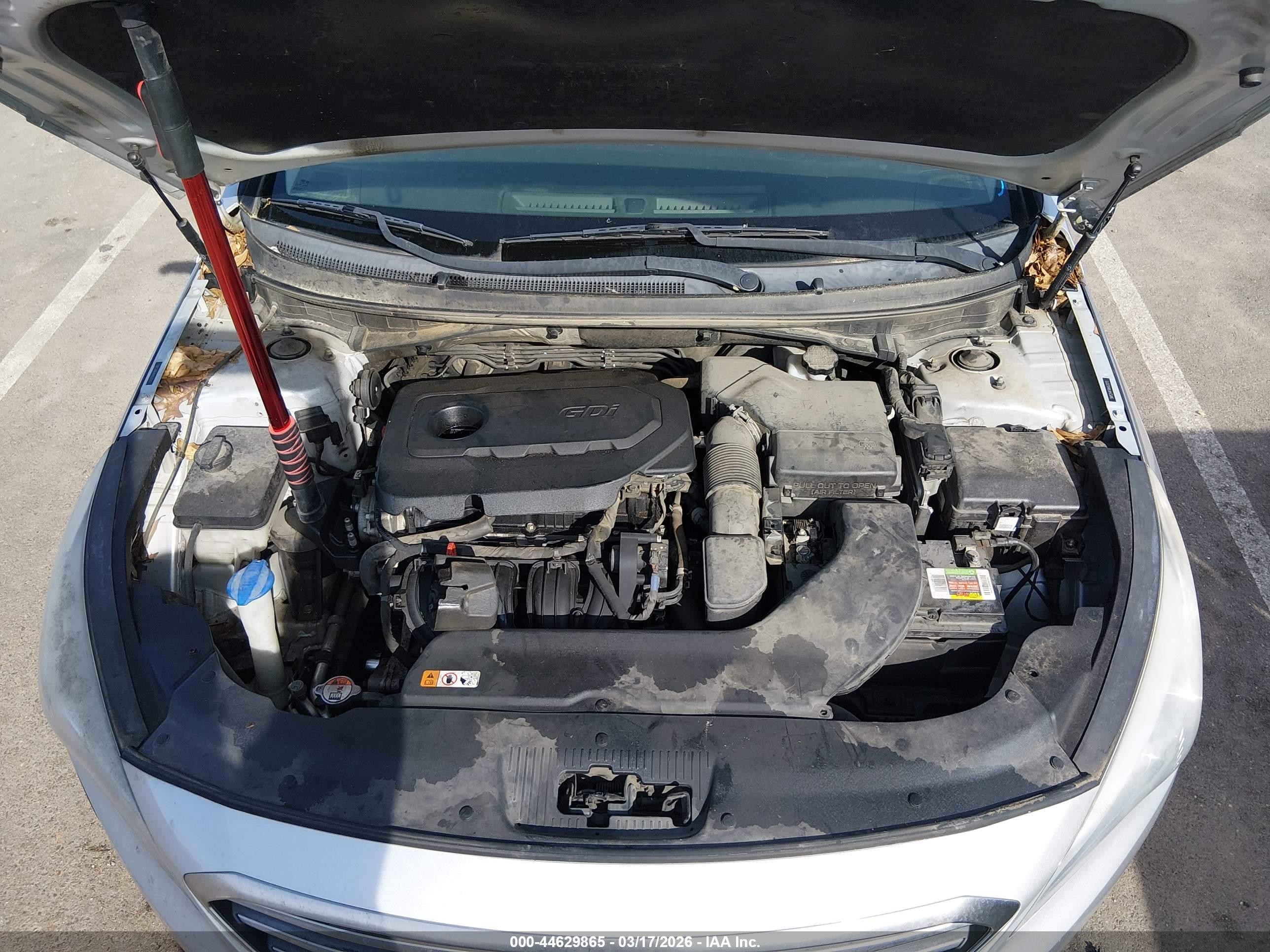 2017 Hyundai Sonata   Серебряный vin: 5NPE24AFXHH537273