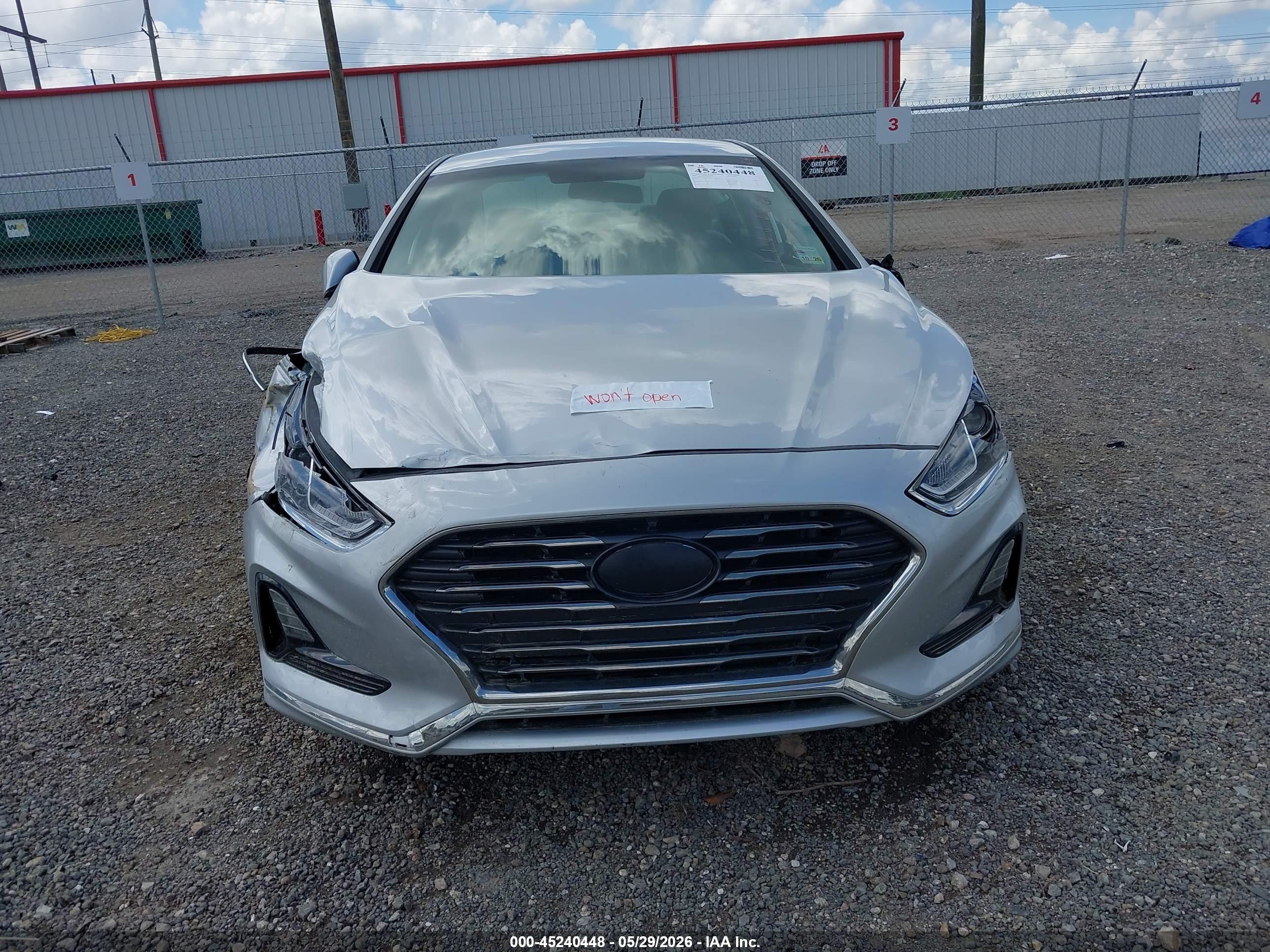 2018 Hyundai Sonata Se Silver vin: 5NPE24AFXJH600703