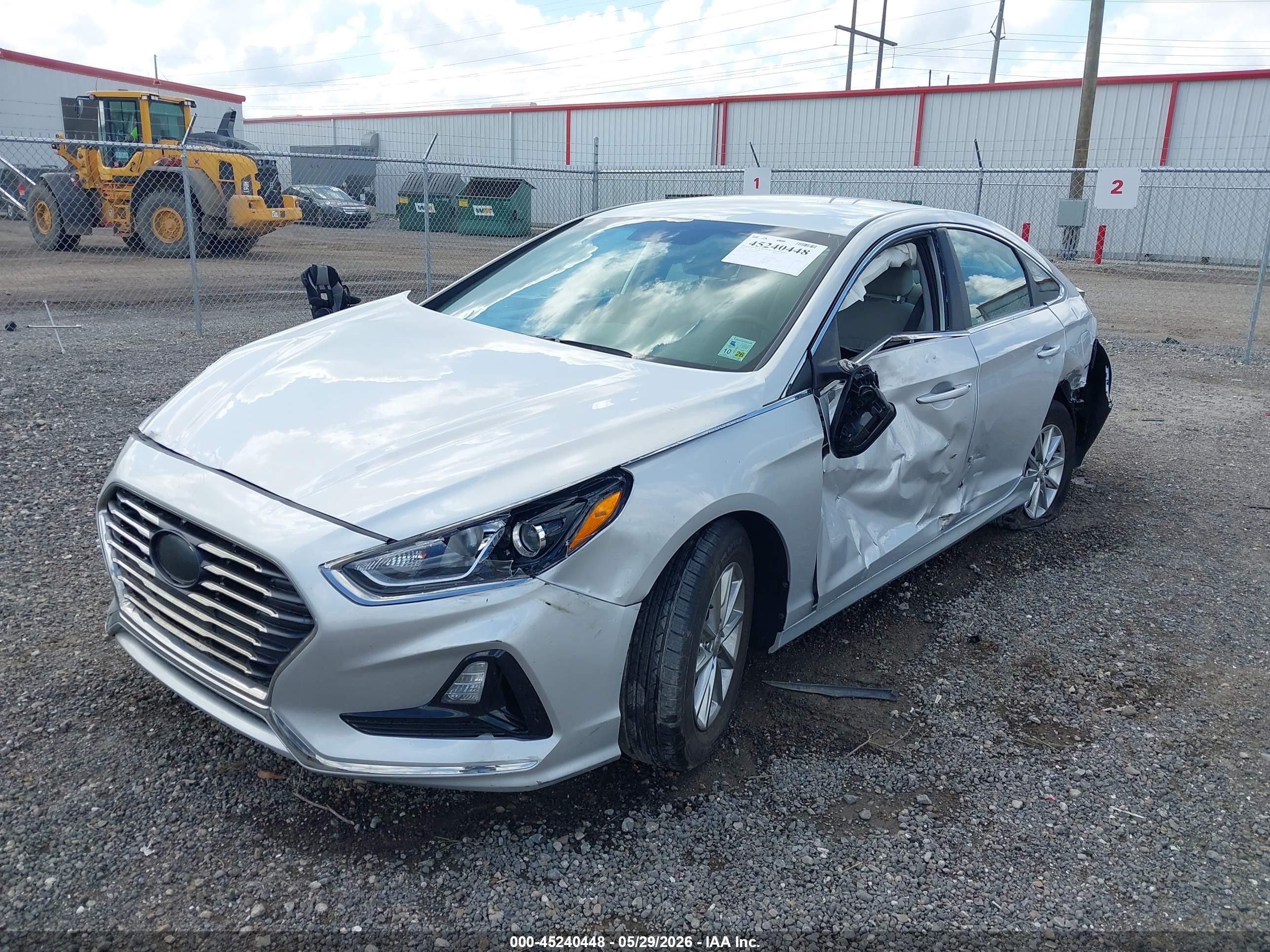 2018 Hyundai Sonata Se Silver vin: 5NPE24AFXJH600703