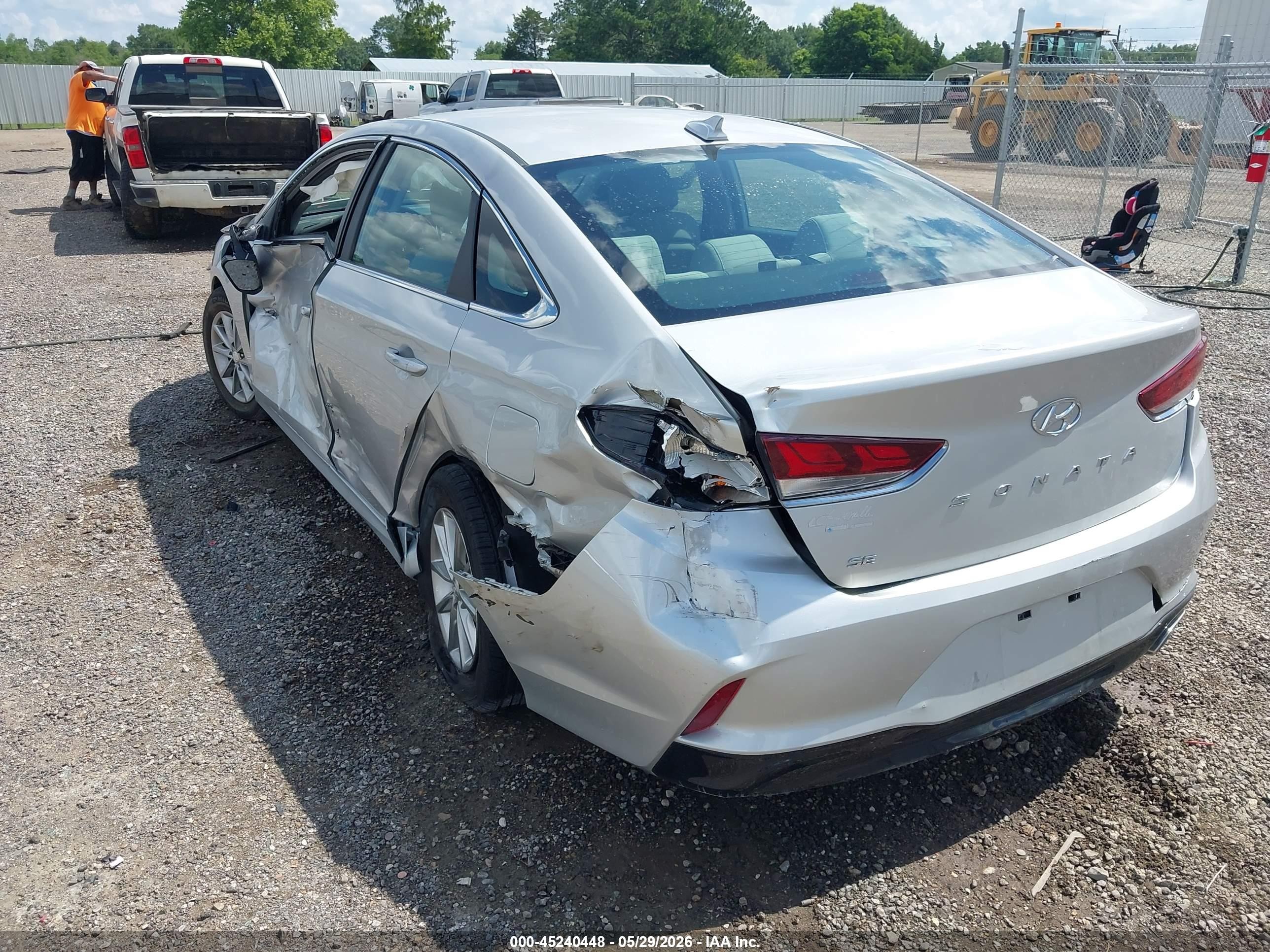 2018 Hyundai Sonata Se Silver vin: 5NPE24AFXJH600703