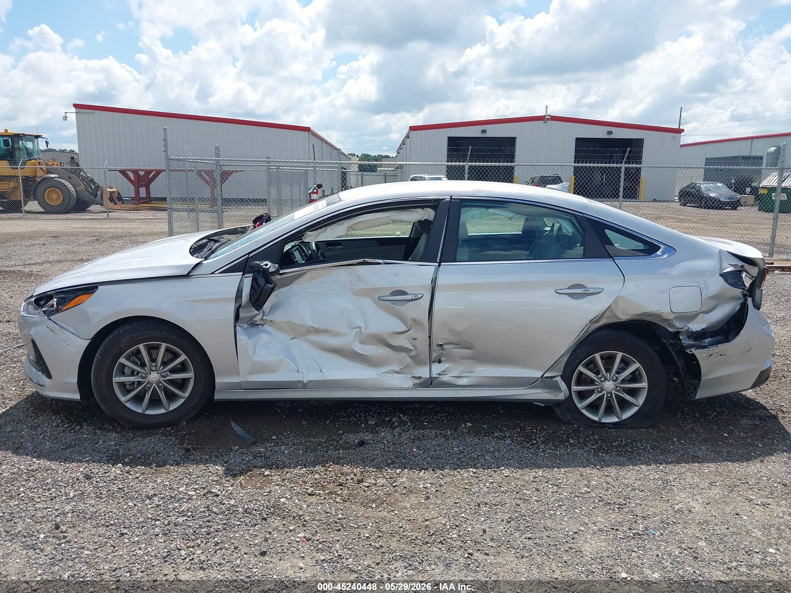 2018 Hyundai Sonata Se Silver vin: 5NPE24AFXJH600703