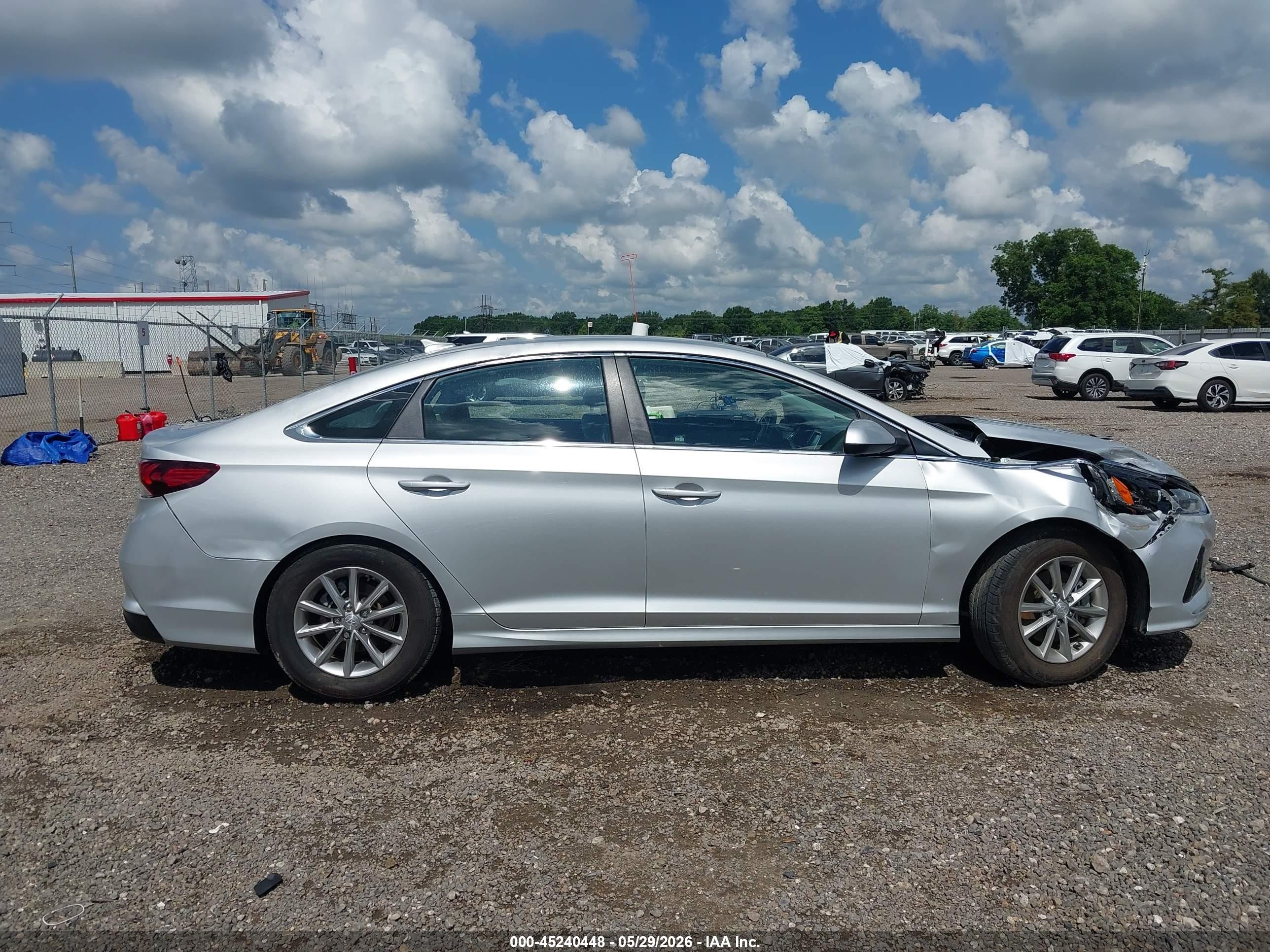 2018 Hyundai Sonata Se Silver vin: 5NPE24AFXJH600703