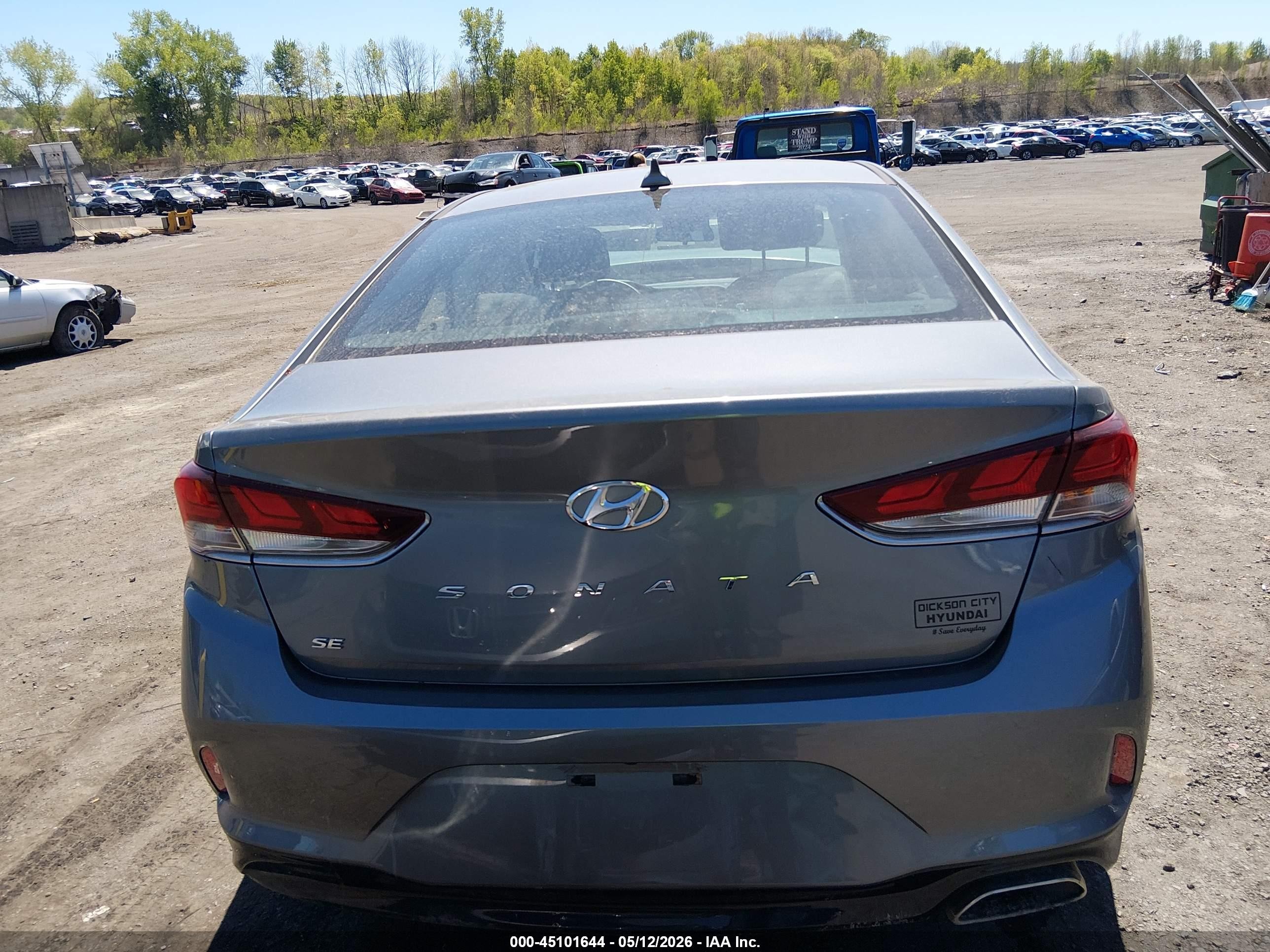 2019 Hyundai Sonata Se Gray vin: 5NPE24AFXKH743393