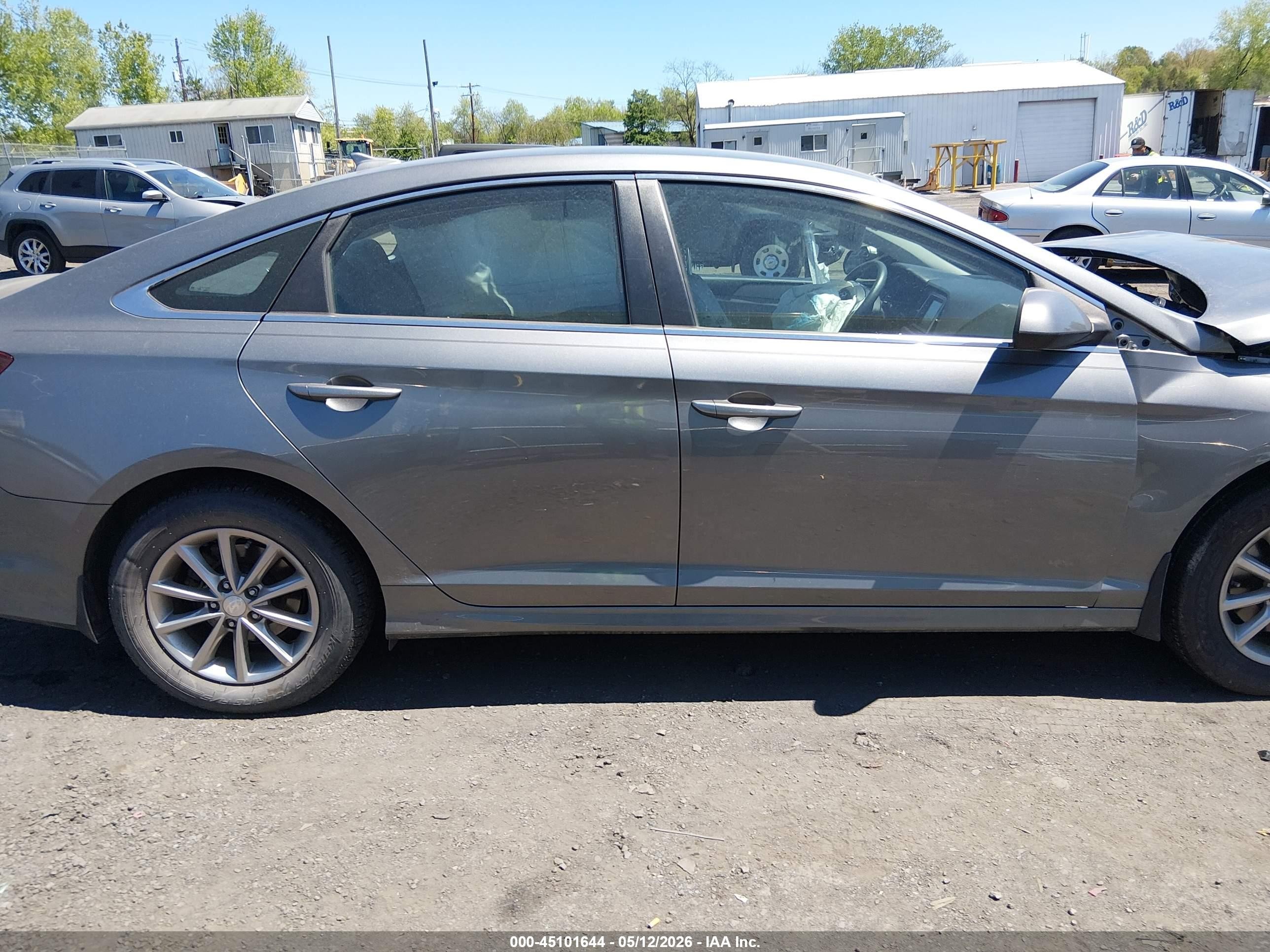 2019 Hyundai Sonata Se Gray vin: 5NPE24AFXKH743393