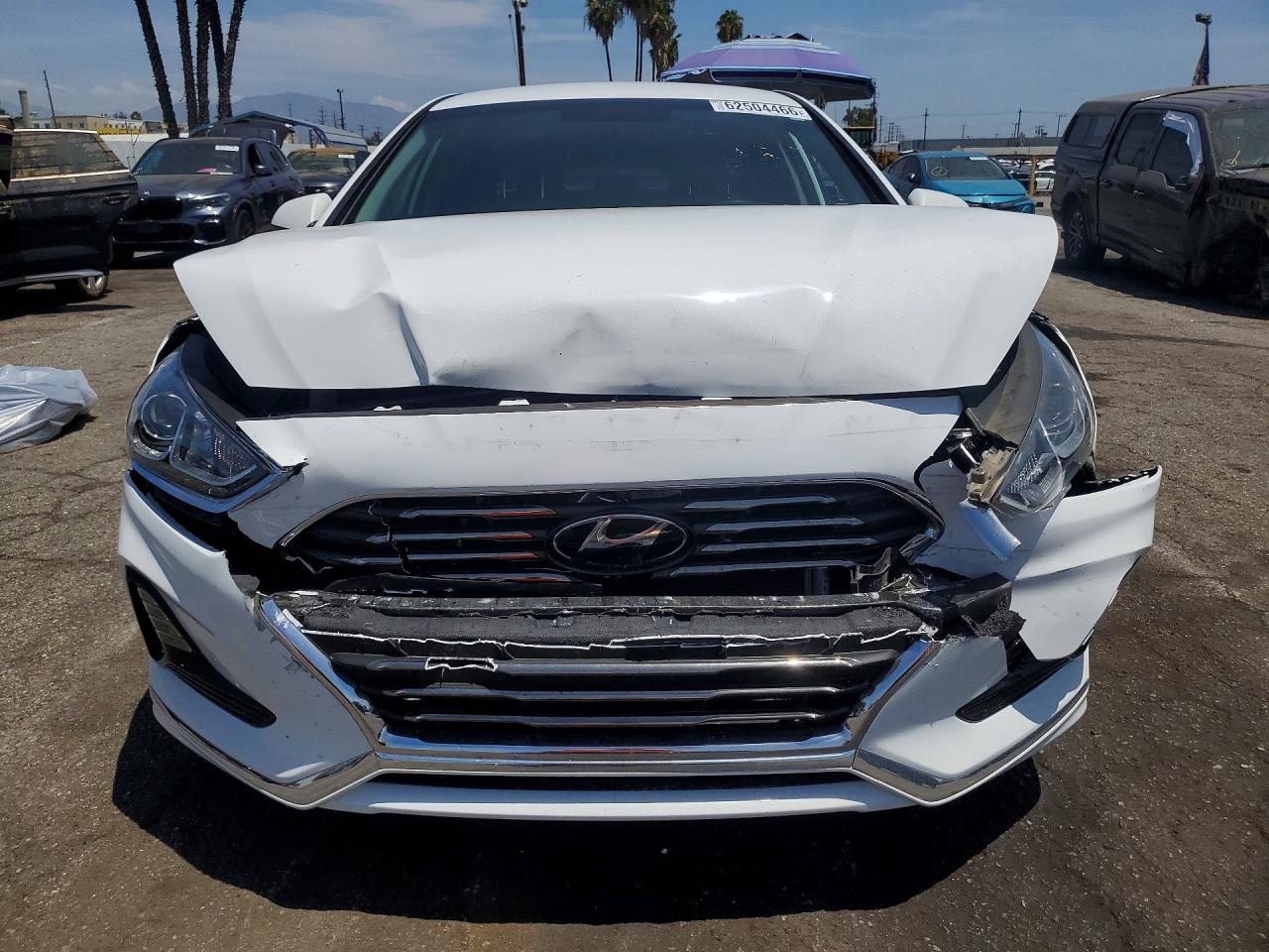 2019 Hyundai Sonata Se White vin: 5NPE24AFXKH778354