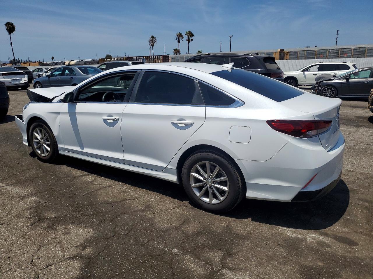 2019 Hyundai Sonata Se White vin: 5NPE24AFXKH778354