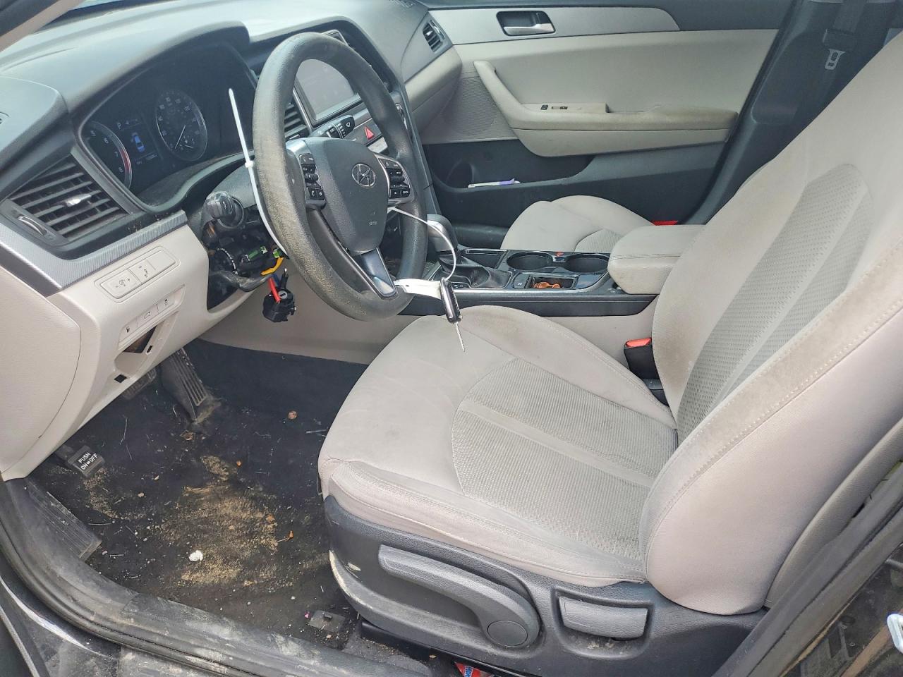 2019 Hyundai Sonata Se Black vin: 5NPE24AFXKH791640