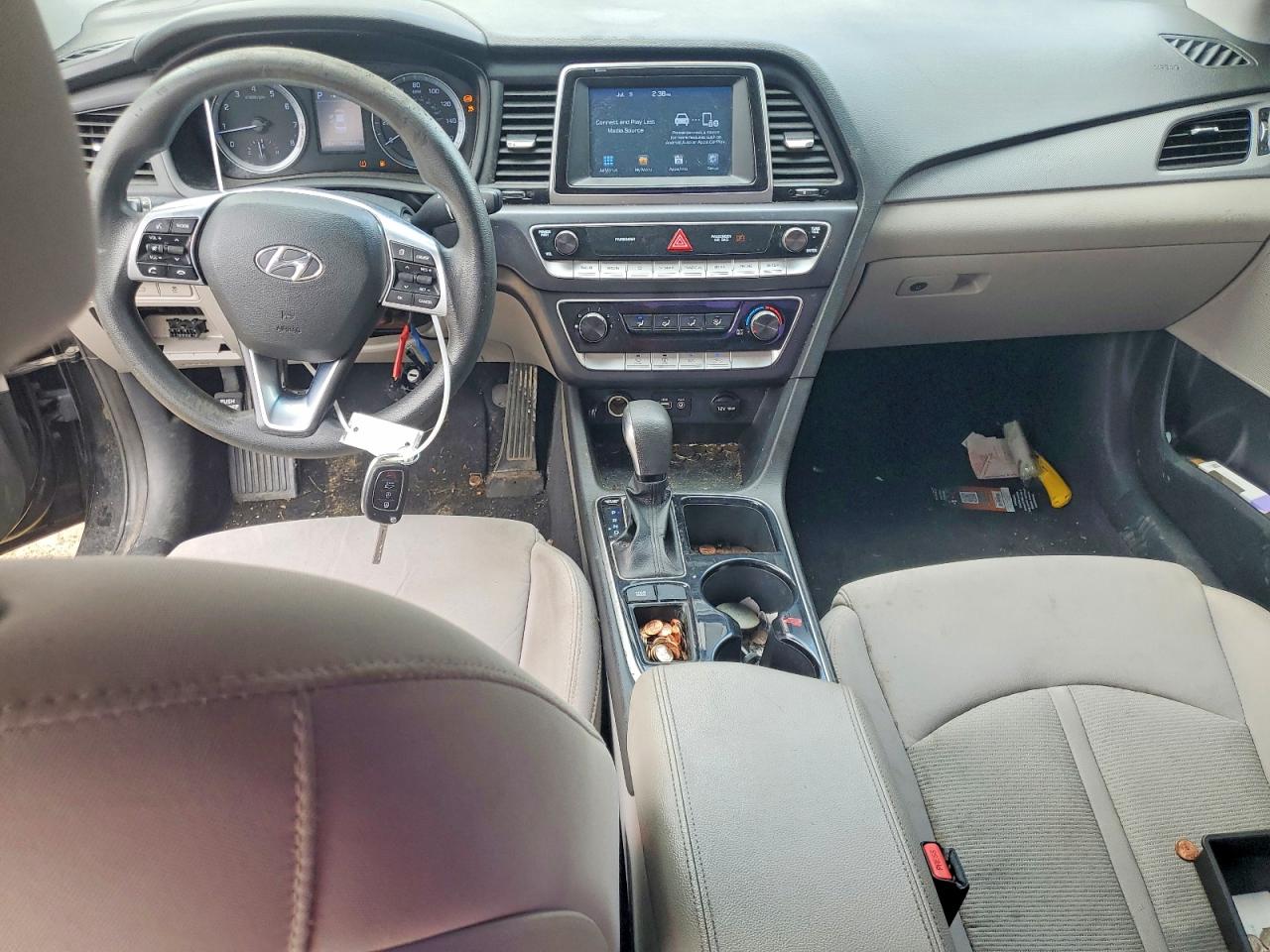 2019 Hyundai Sonata Se Black vin: 5NPE24AFXKH791640