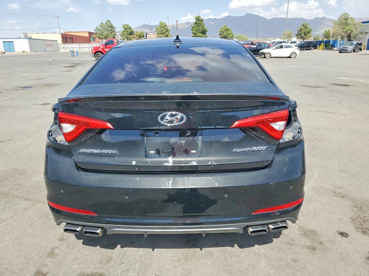 2015 Hyundai Sonata Sport 2.0t Black vin: 5NPE34AB0FH044919