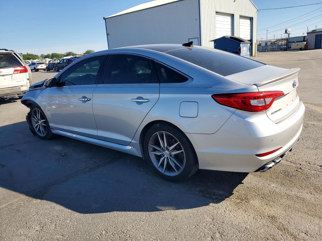 2015 Hyundai Sonata Sport 2.0t Silver vin: 5NPE34AB0FH071859