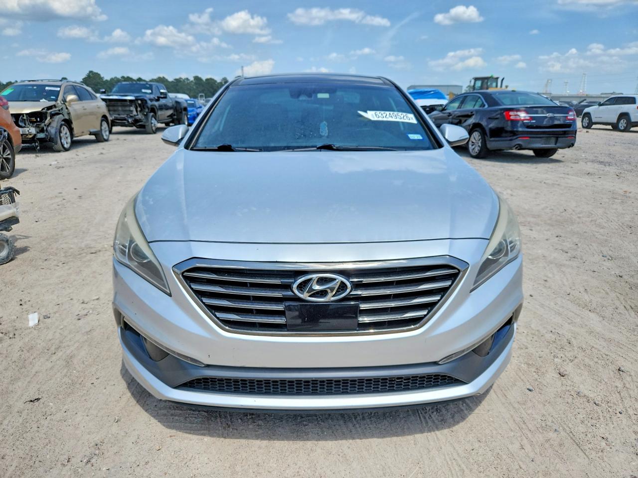 2015 Hyundai Sonata Limited 2.0t Silver vin: 5NPE34AB0FH111373