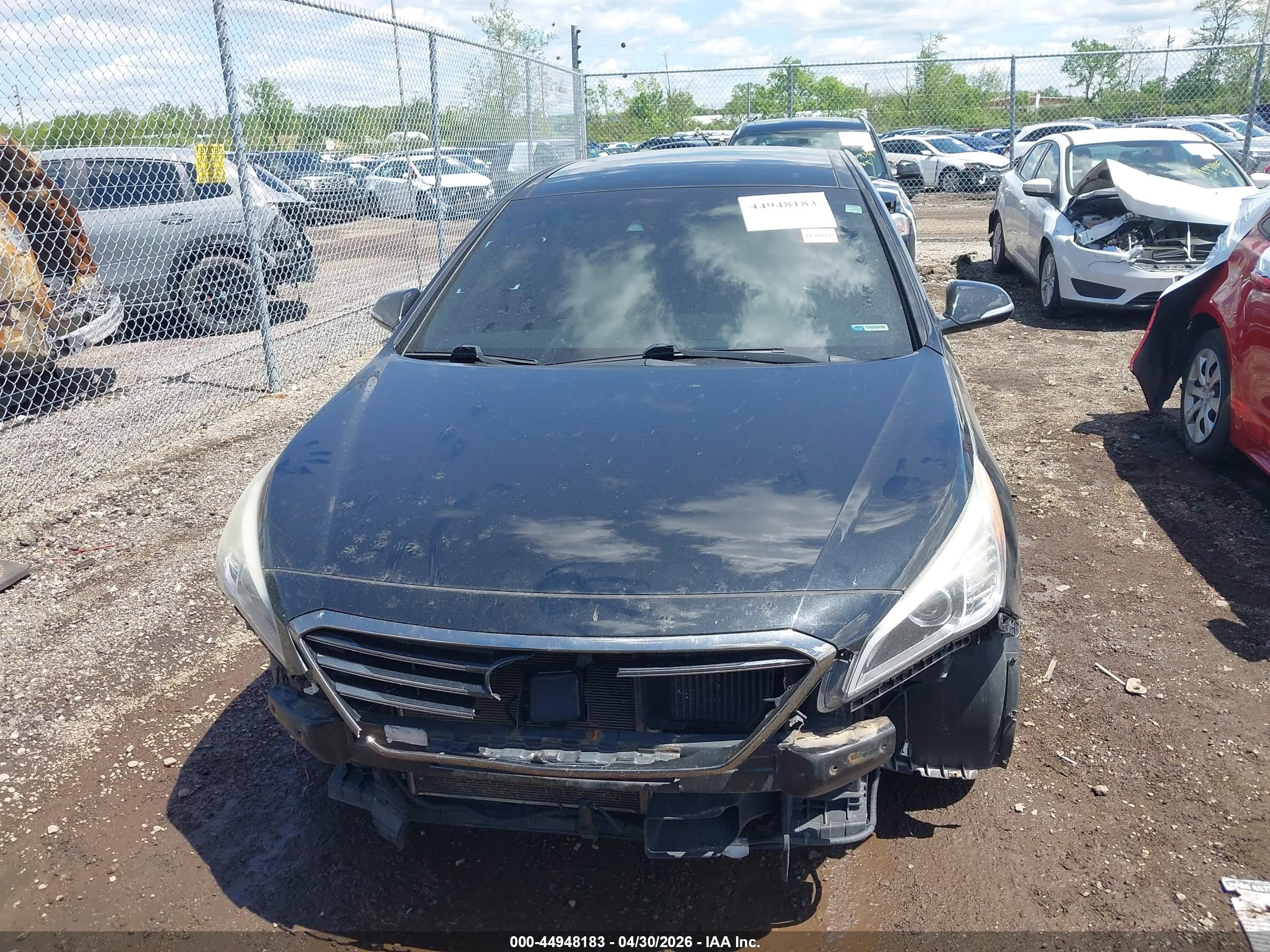 2015 Hyundai Sonata Limited 2.0t Black vin: 5NPE34AB0FH153624