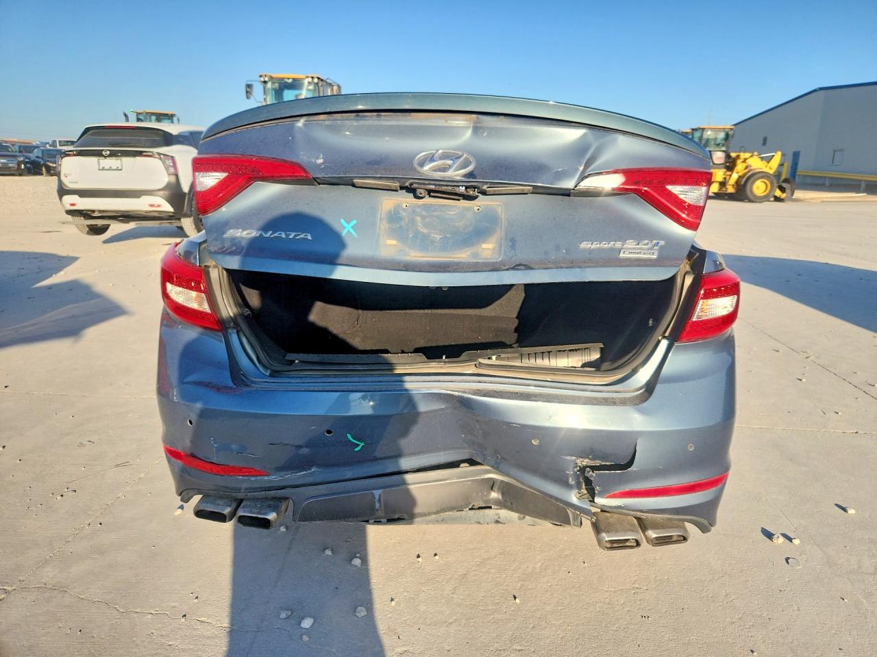 2015 Hyundai Sonata Limited 2.0t Blue vin: 5NPE34AB0FH193718
