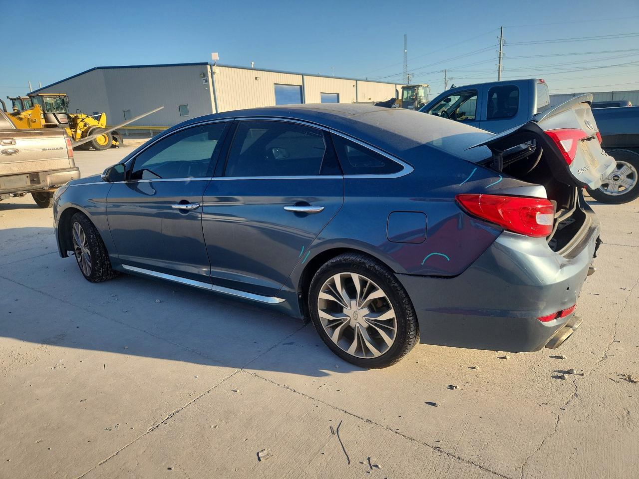 2015 Hyundai Sonata Limited 2.0t Blue vin: 5NPE34AB0FH193718