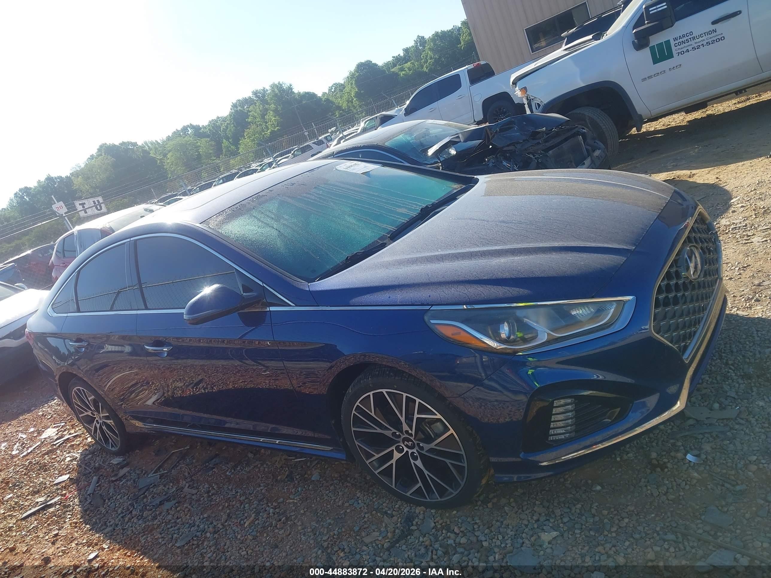 2018 Hyundai Sonata Sport 2.0t Blue vin: 5NPE34AB0JH679261