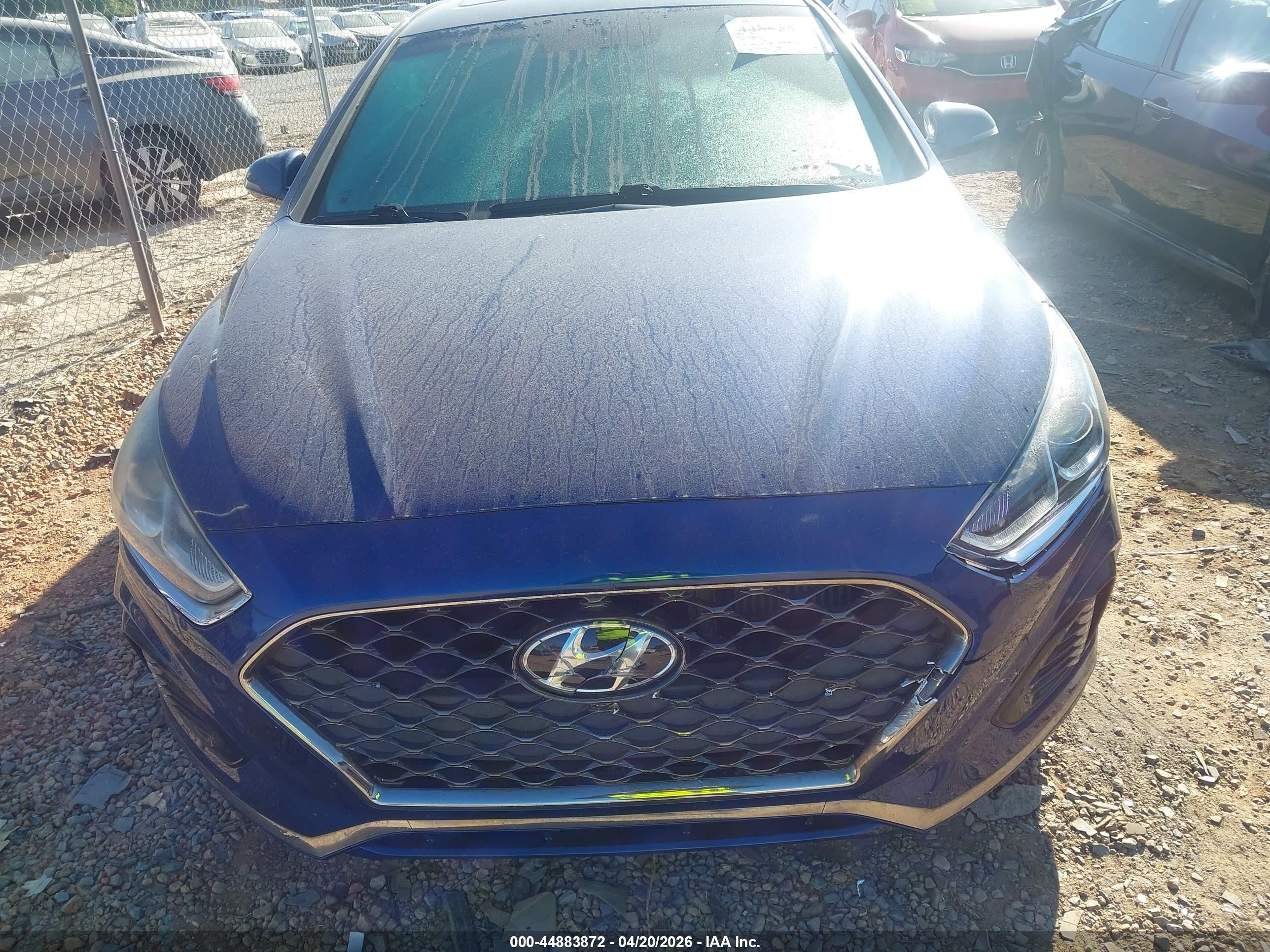 2018 Hyundai Sonata Sport 2.0t Blue vin: 5NPE34AB0JH679261