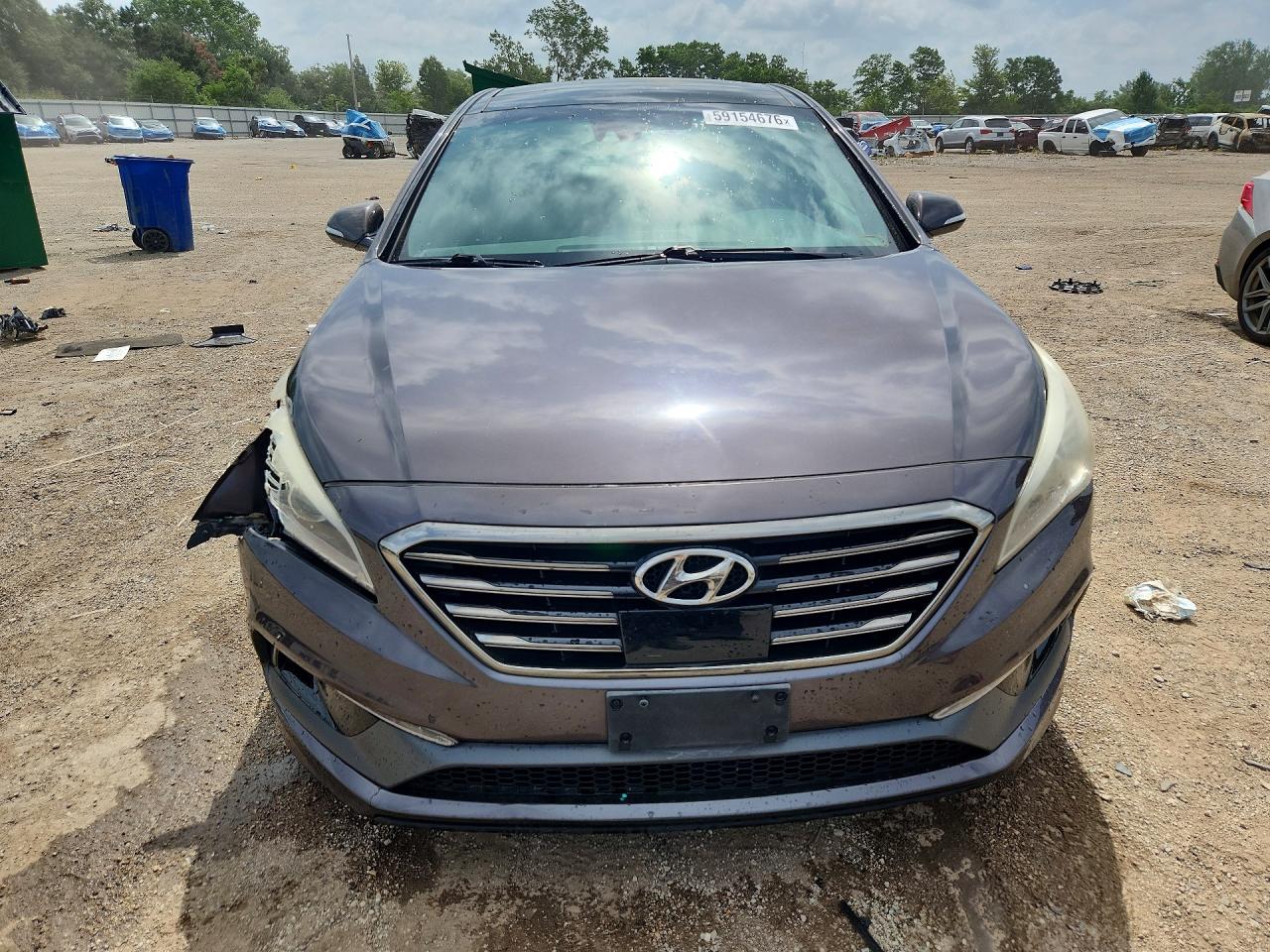 2015 Hyundai Sonata Sport 2.0t Gray vin: 5NPE34AB1FH041589